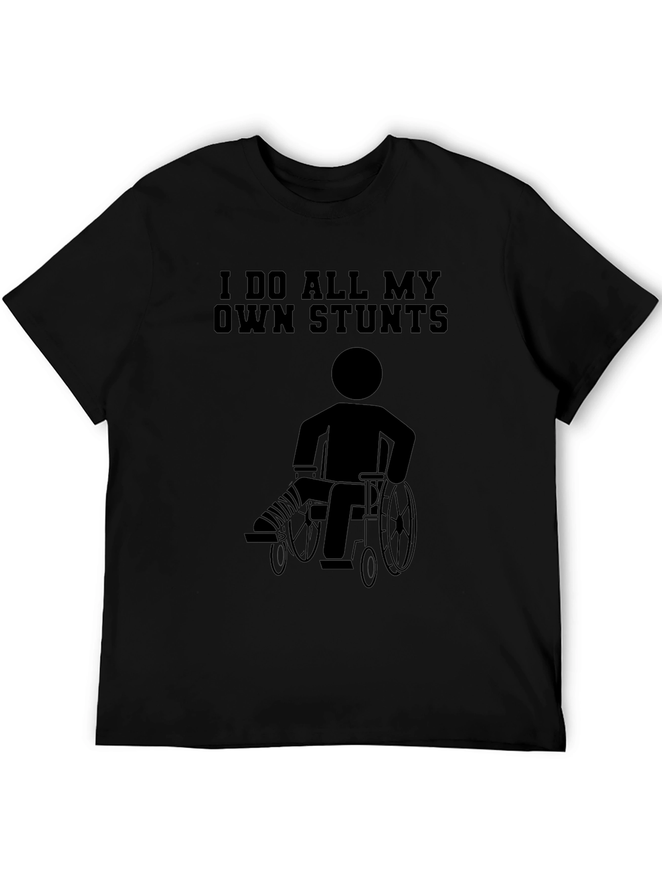 Funny Stuntman Wheelchair T-Shirt