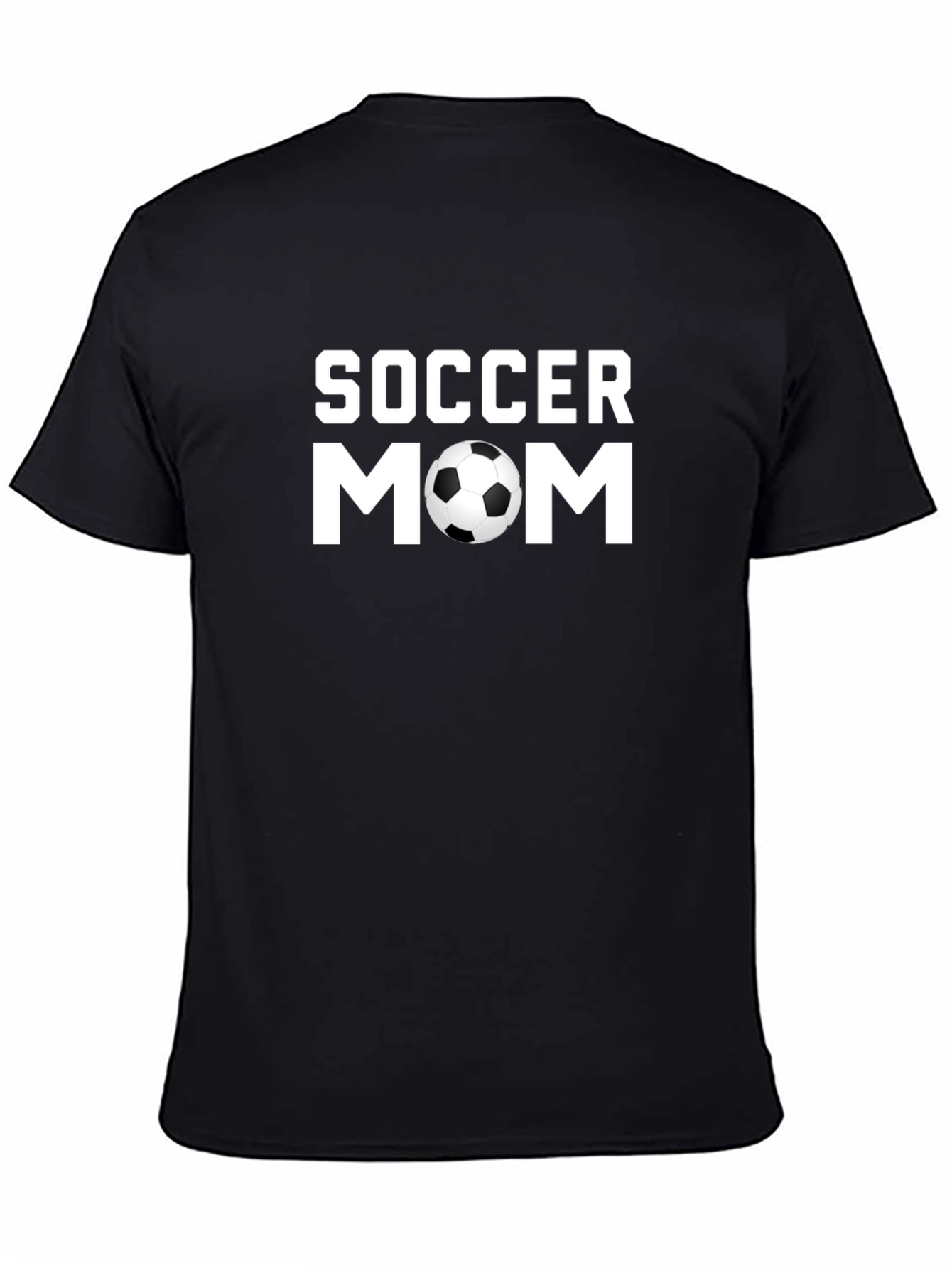 Soccer Mom Graphic Tee - Black