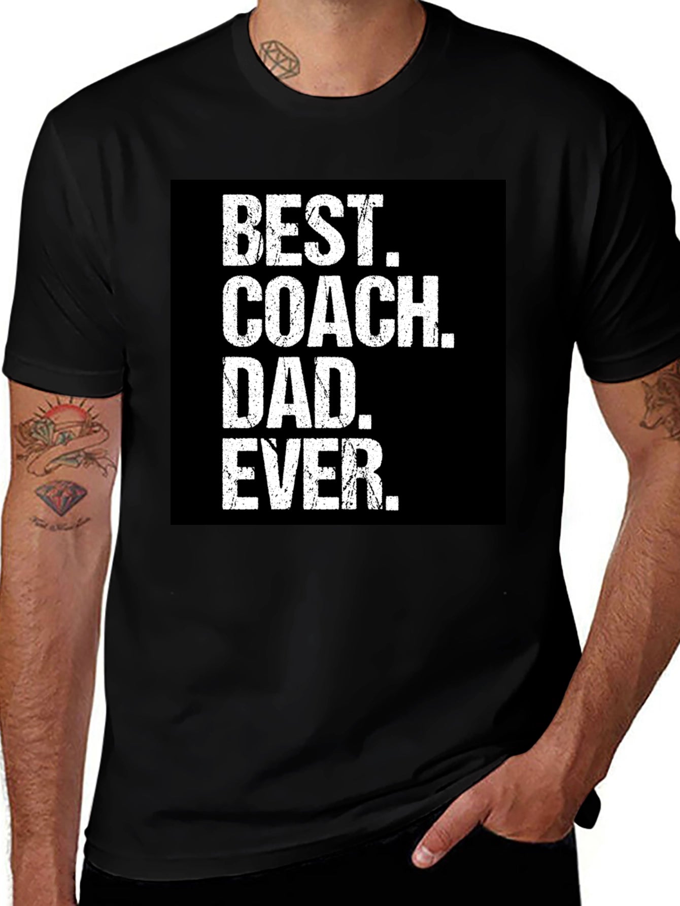 Best Coach Dad Ever T-Shirt