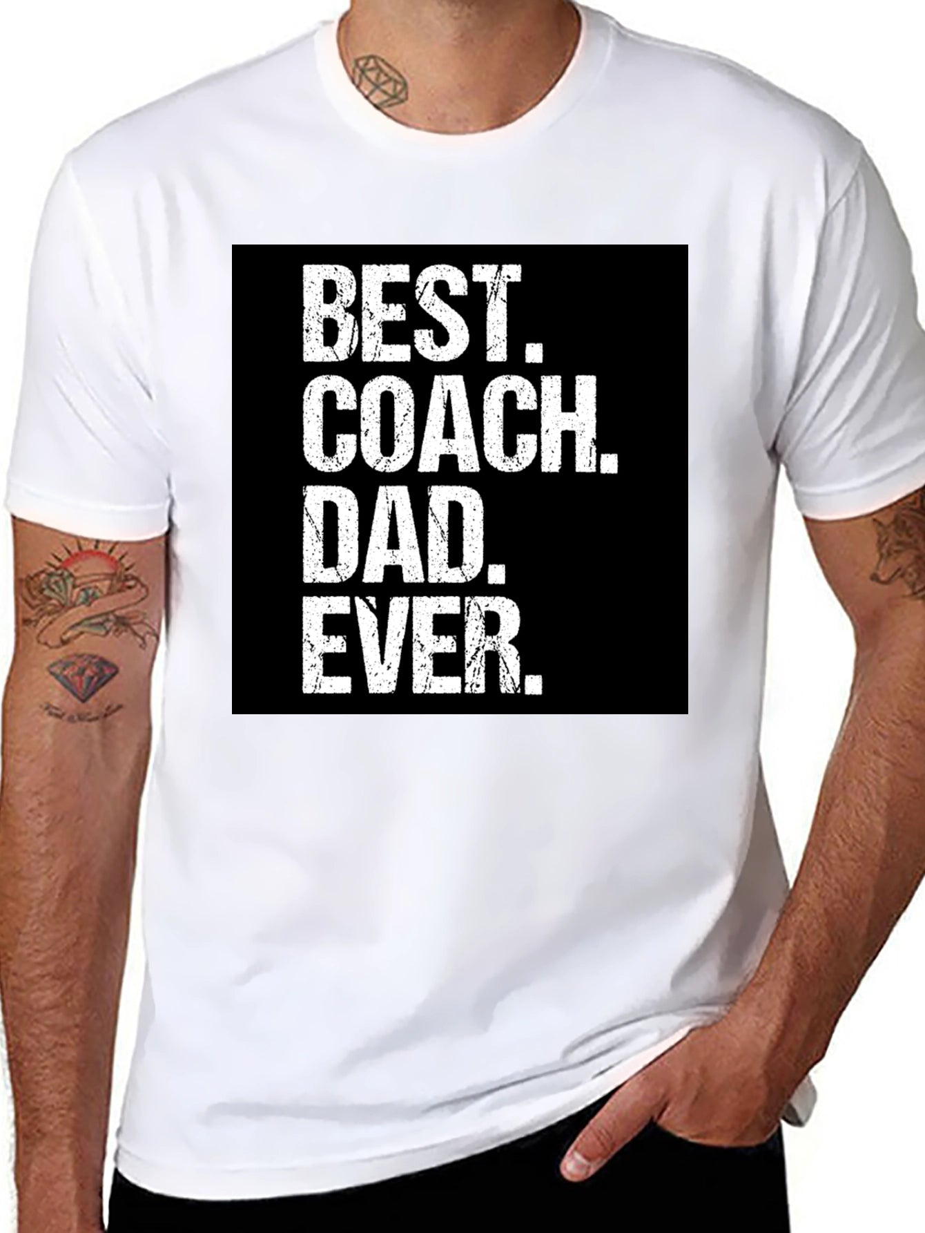 Best Coach Dad Ever T-Shirt