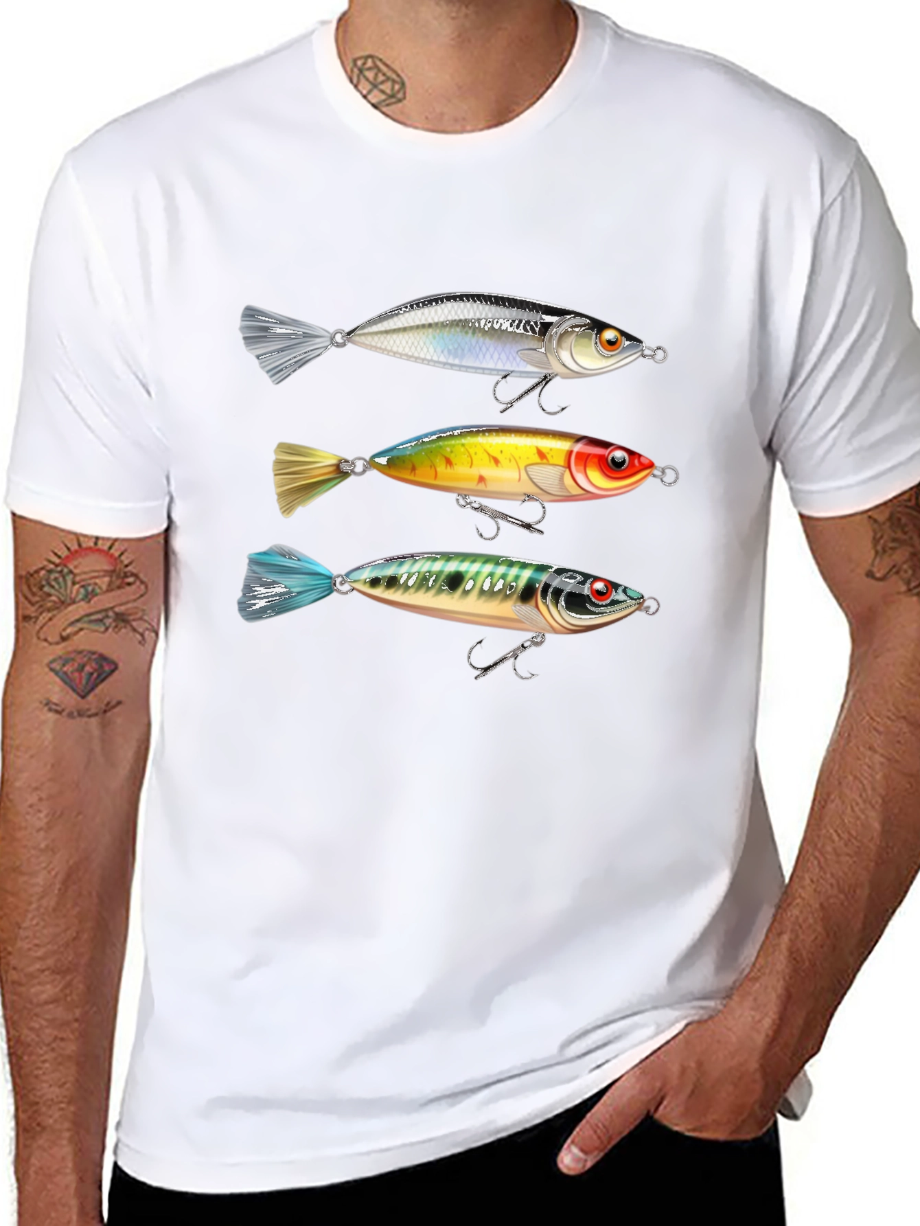 Fishing Lures T-Shirt - Angler Graphic Tee