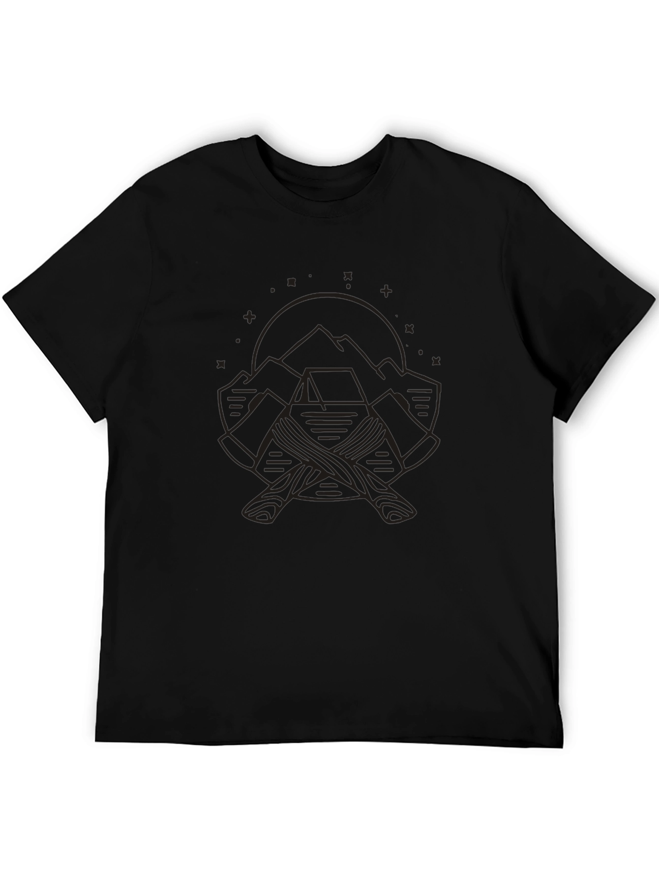 Mountain Axes Graphic T-Shirt - Outdoor Adventure