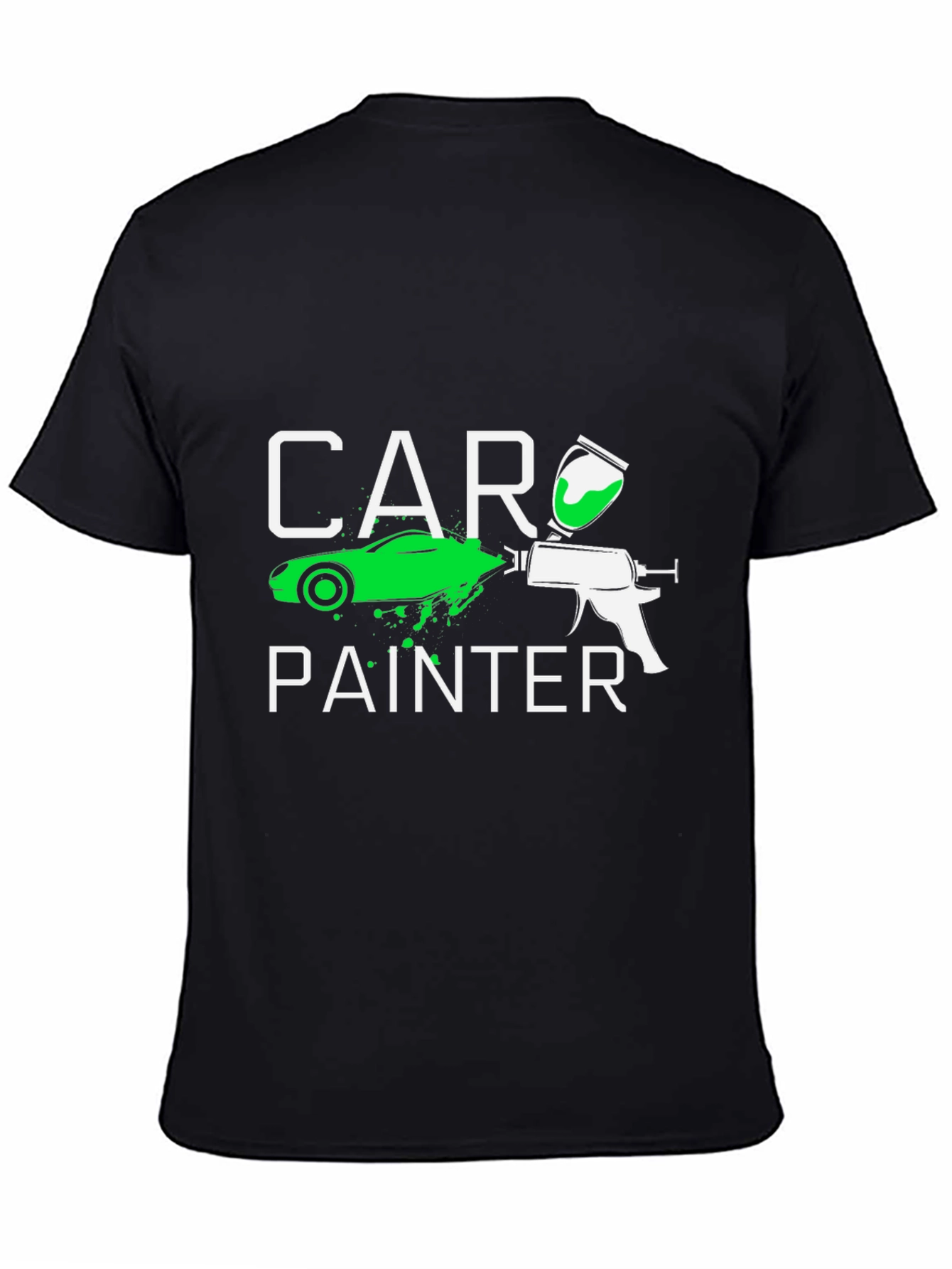 Car Painter Graphic Tee - Automotive Art Shirt