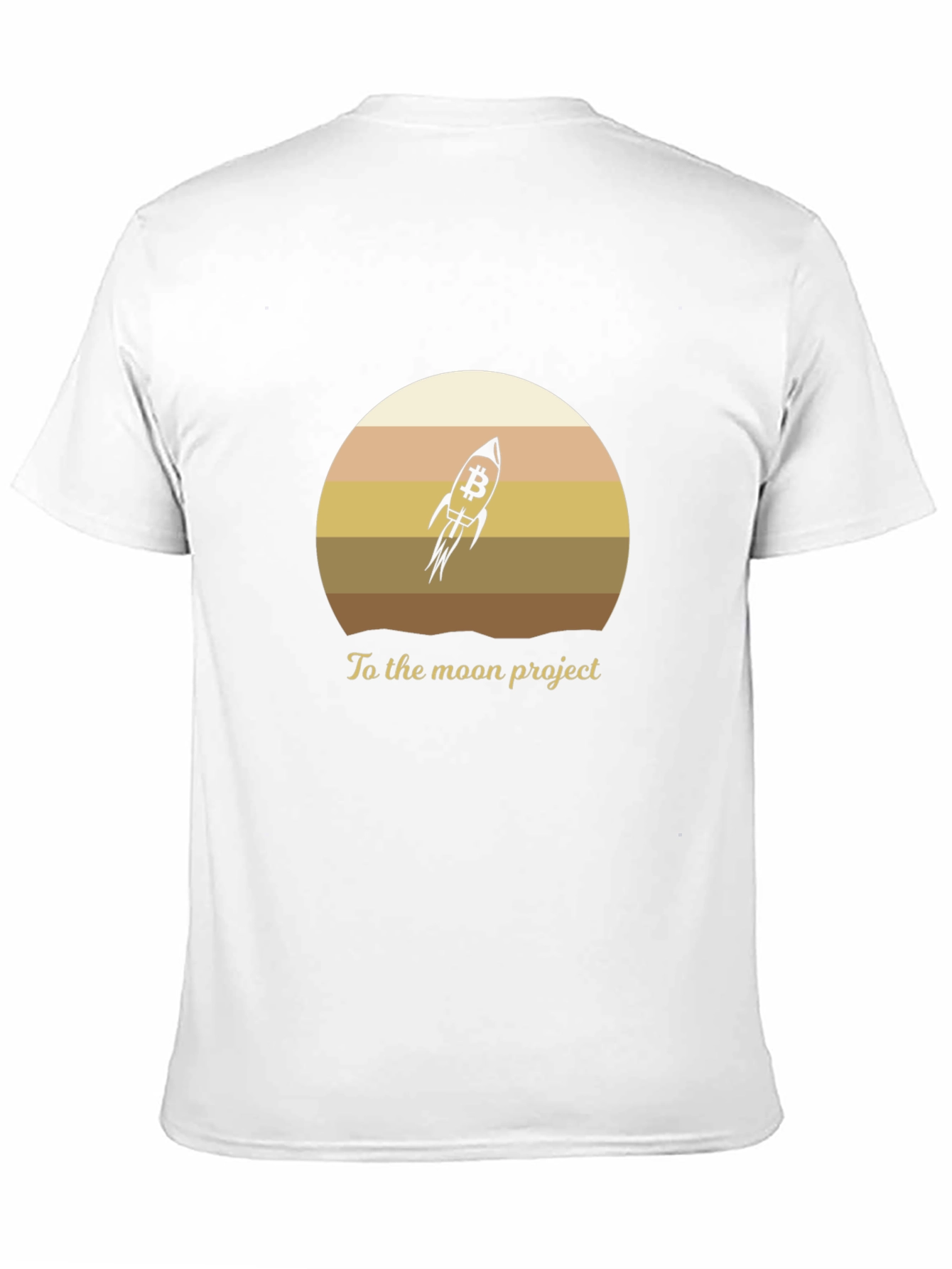 Bitcoin Rocket To The Moon T-Shirt