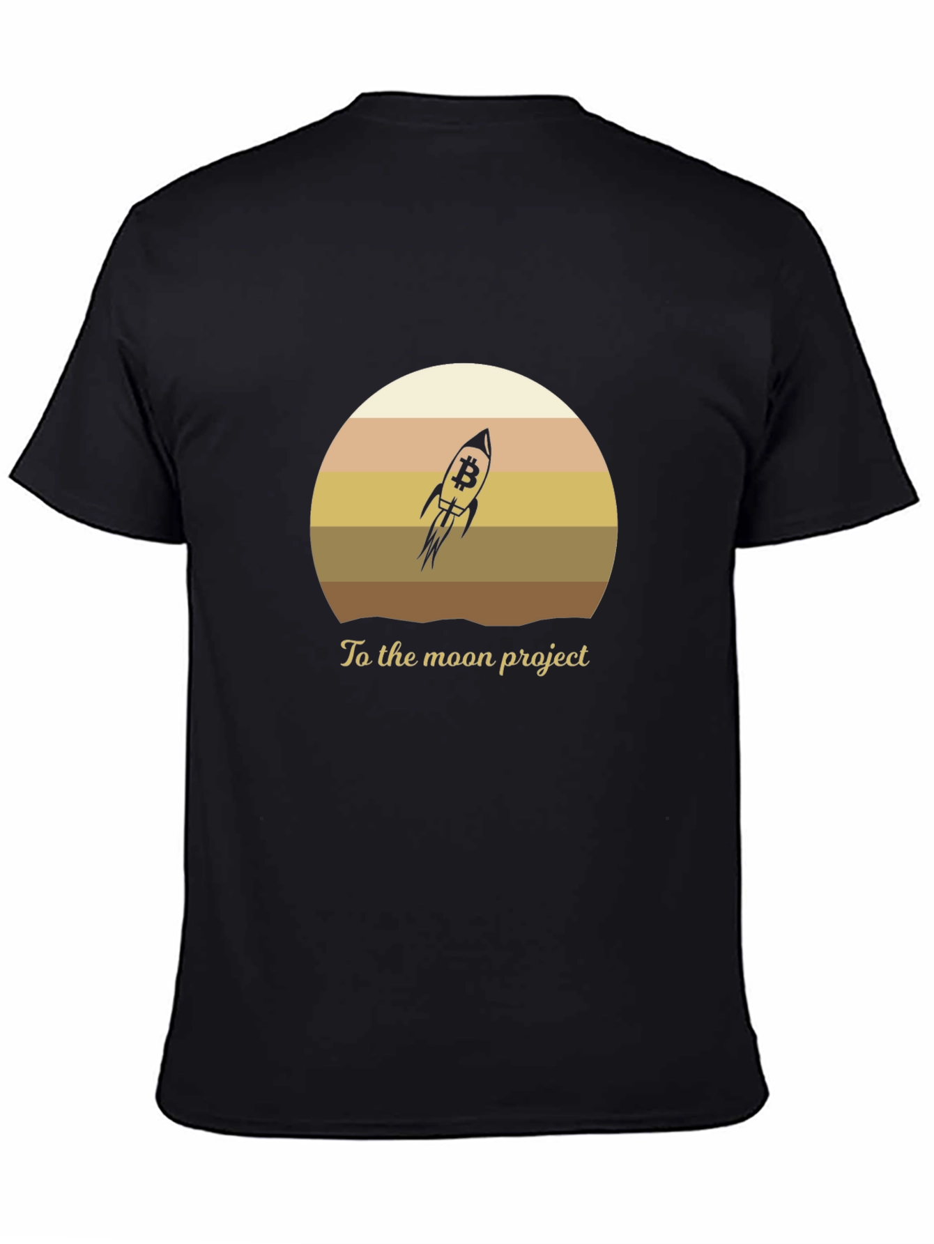 Bitcoin Rocket To The Moon T-Shirt