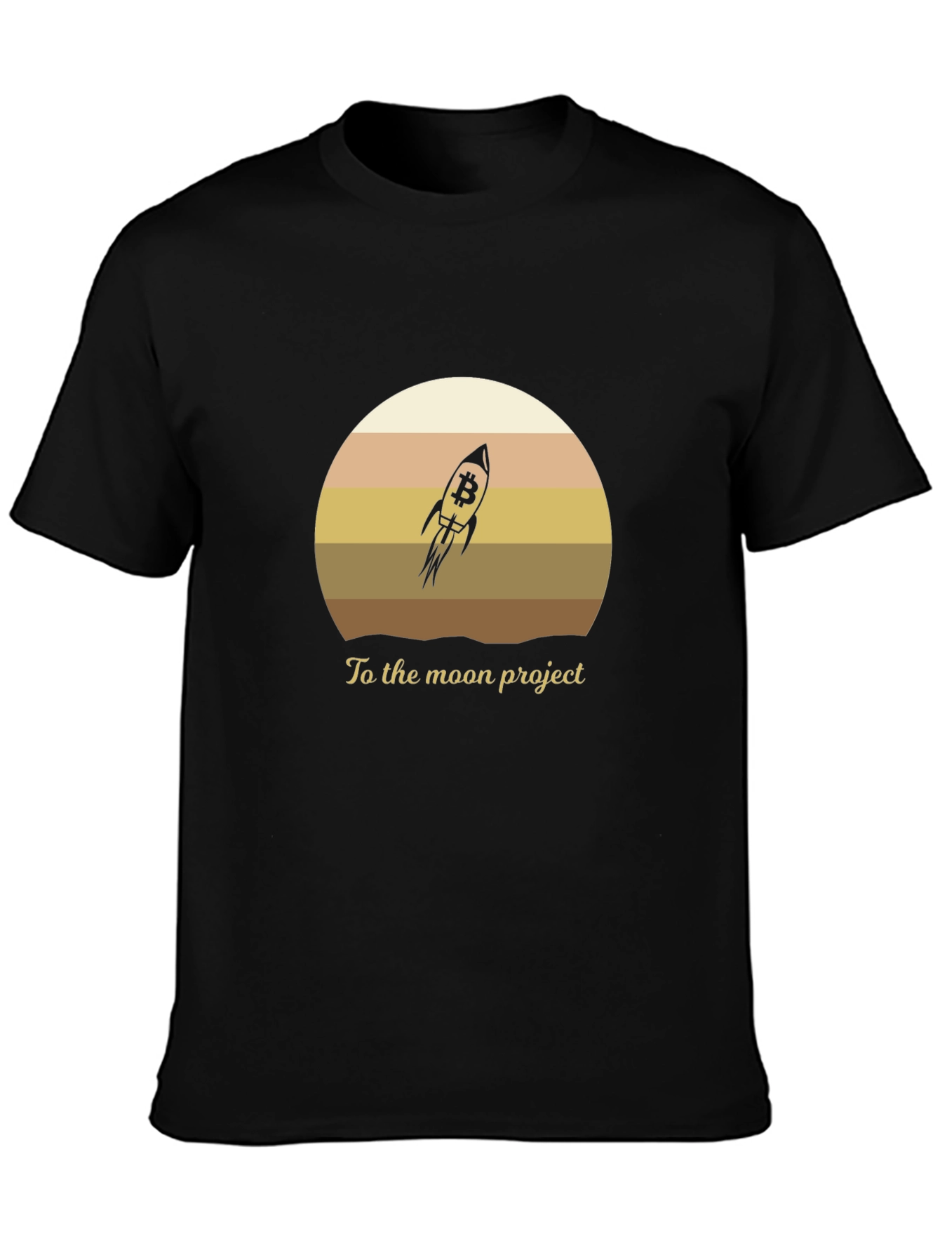 Bitcoin Rocket To The Moon T-Shirt