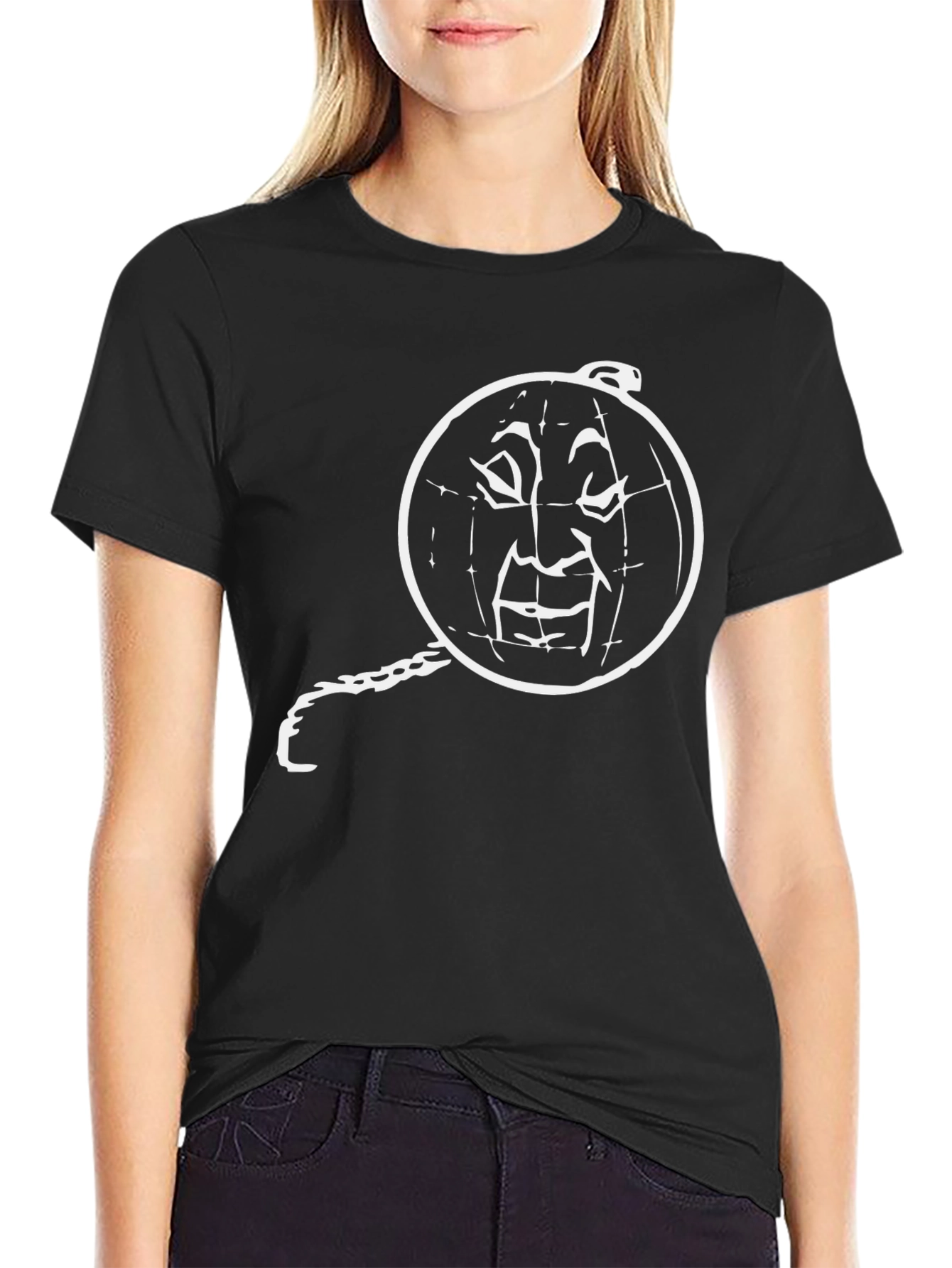 Monocle Man Graphic Black Tee