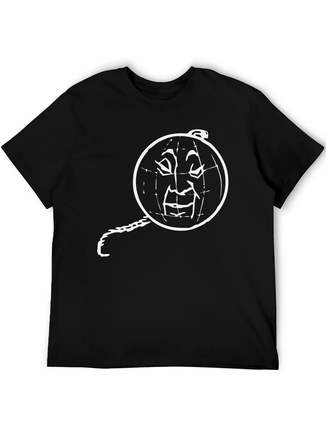 Monocle Man Graphic Black Tee