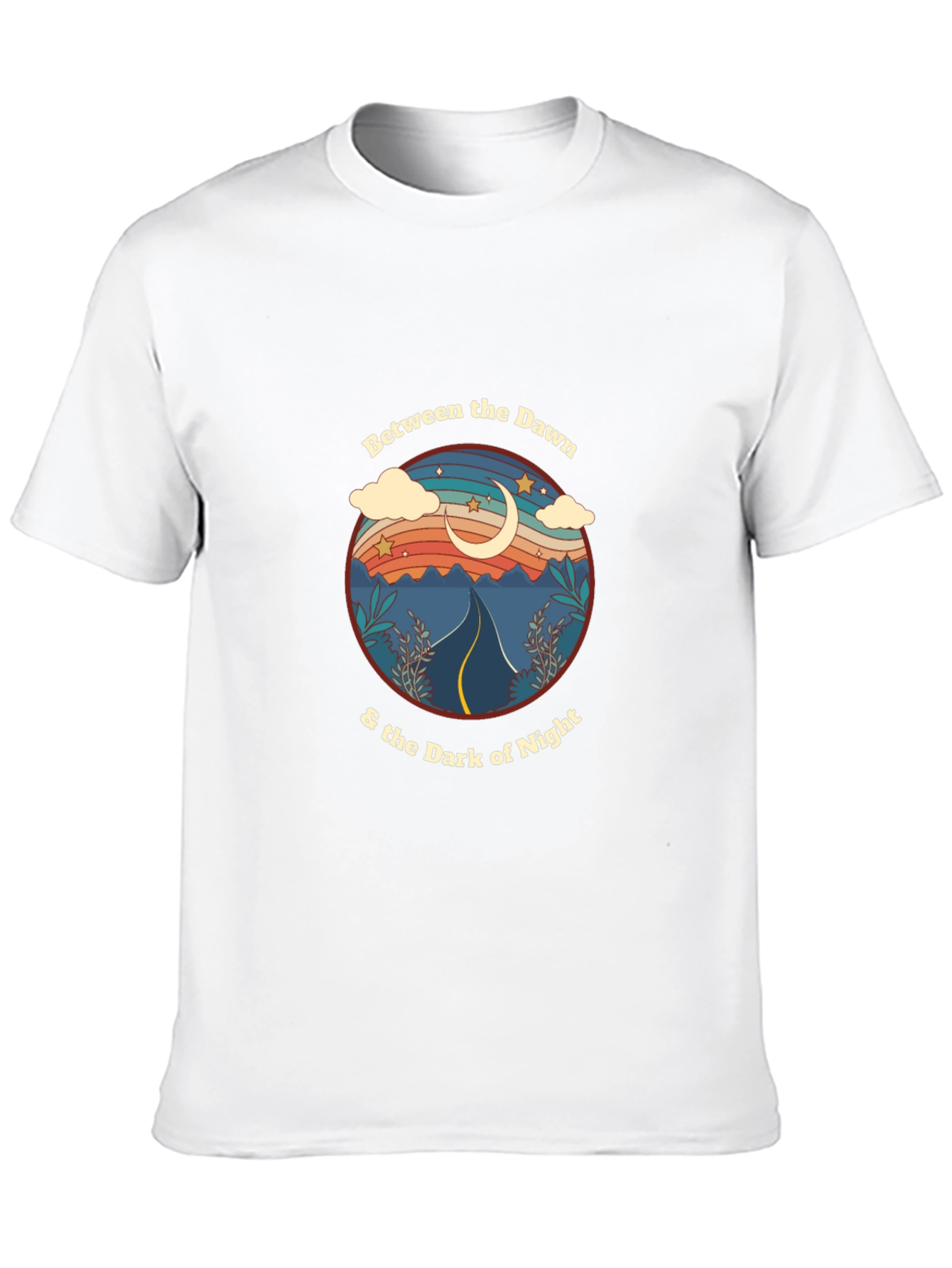 Retro Dawn & Night Graphic Tee