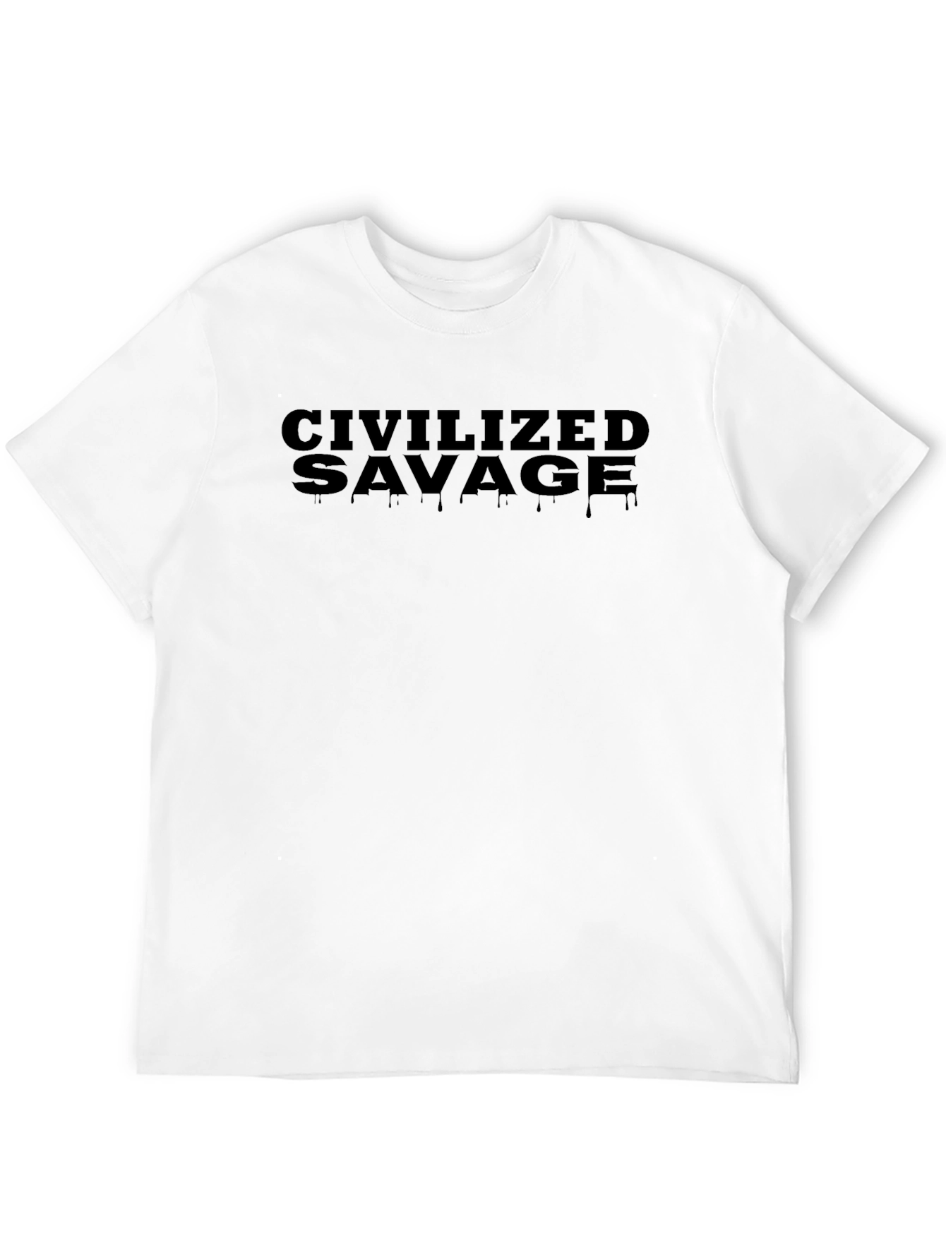 Civilized Savage Graphic Tee - Mens Black T-Shirt