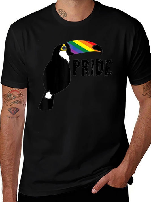 Pride Toucan Graphic Tee - Black