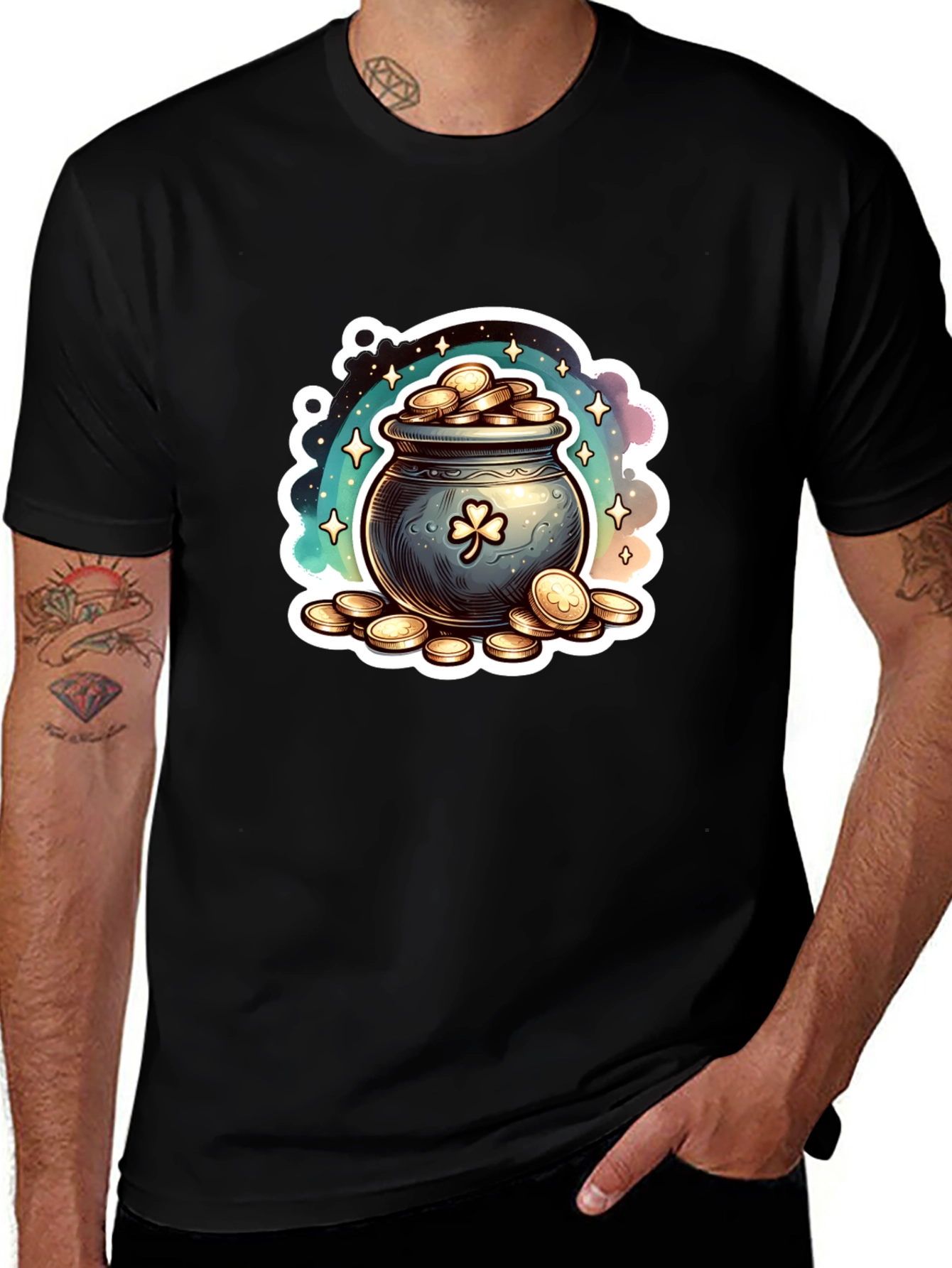 Lucky Pot of Gold St. Patricks Day T-Shirt