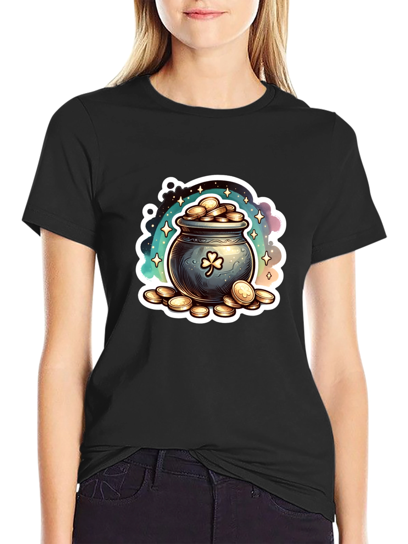 Lucky Pot of Gold St. Patricks Day T-Shirt