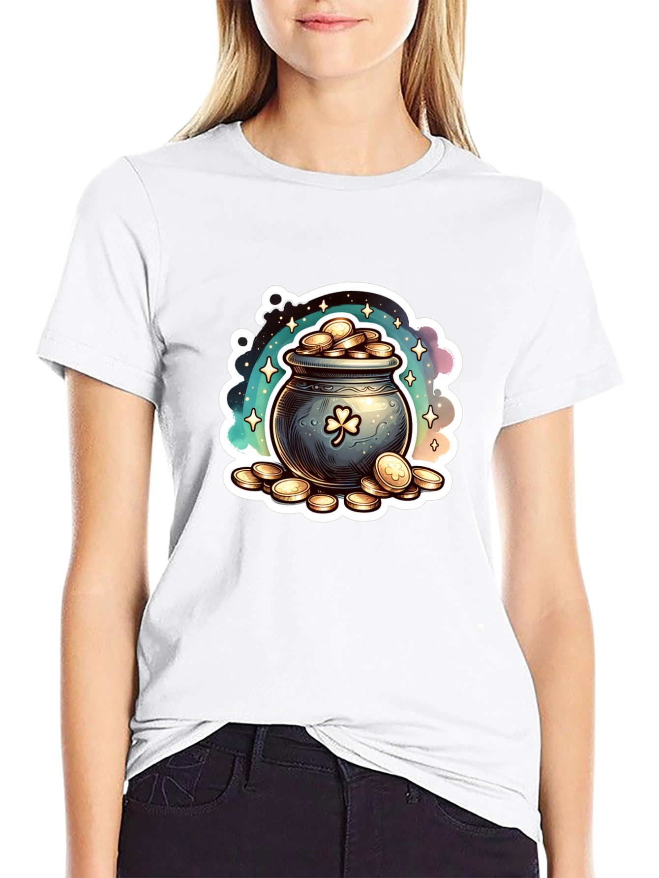 Lucky Pot of Gold St. Patricks Day T-Shirt