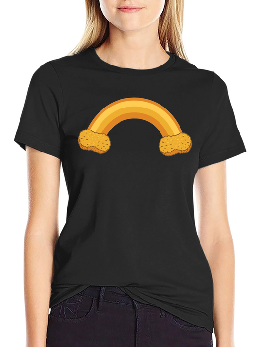 Nugget Rainbow Graphic T-Shirt - Black