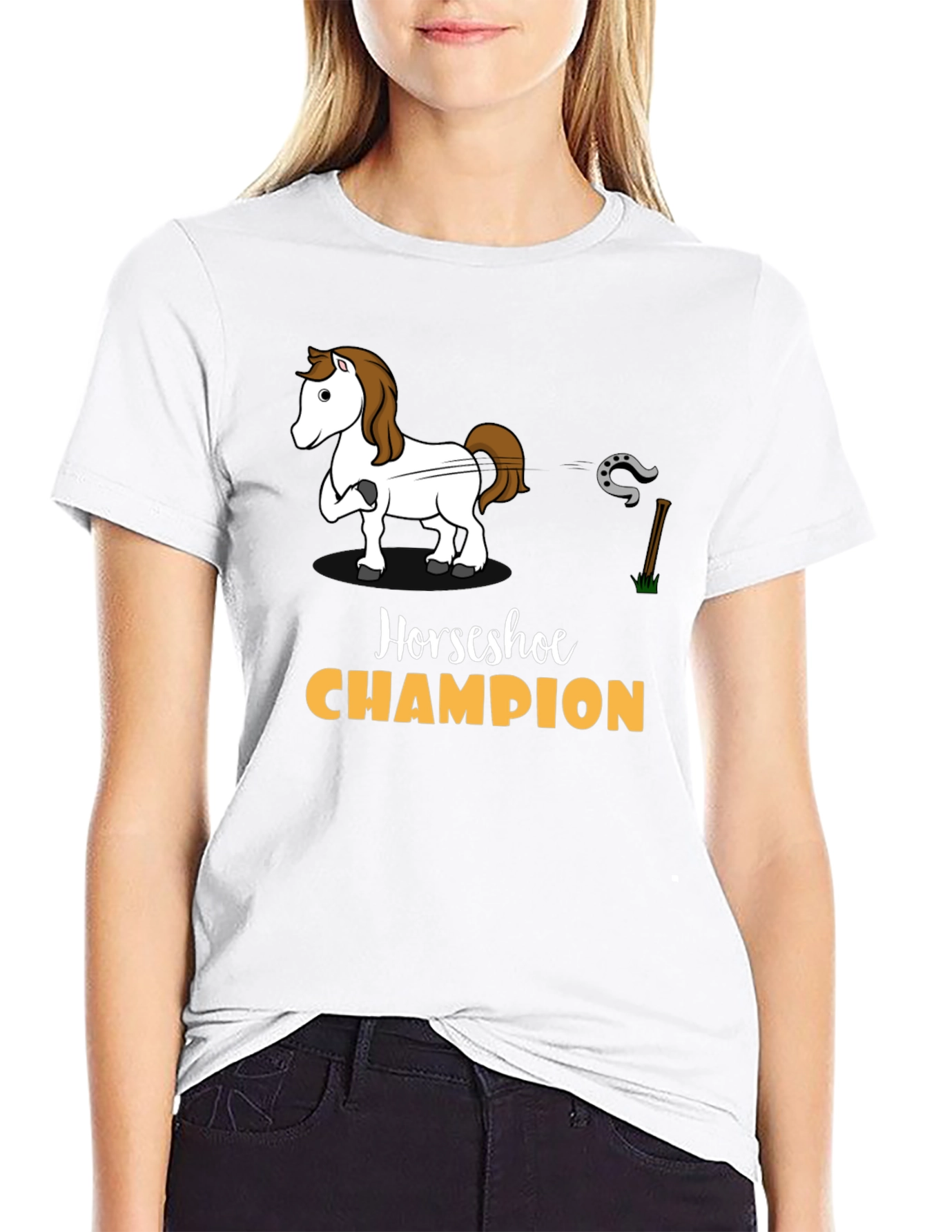 Horseshoe Champion Graphic T-Shirt