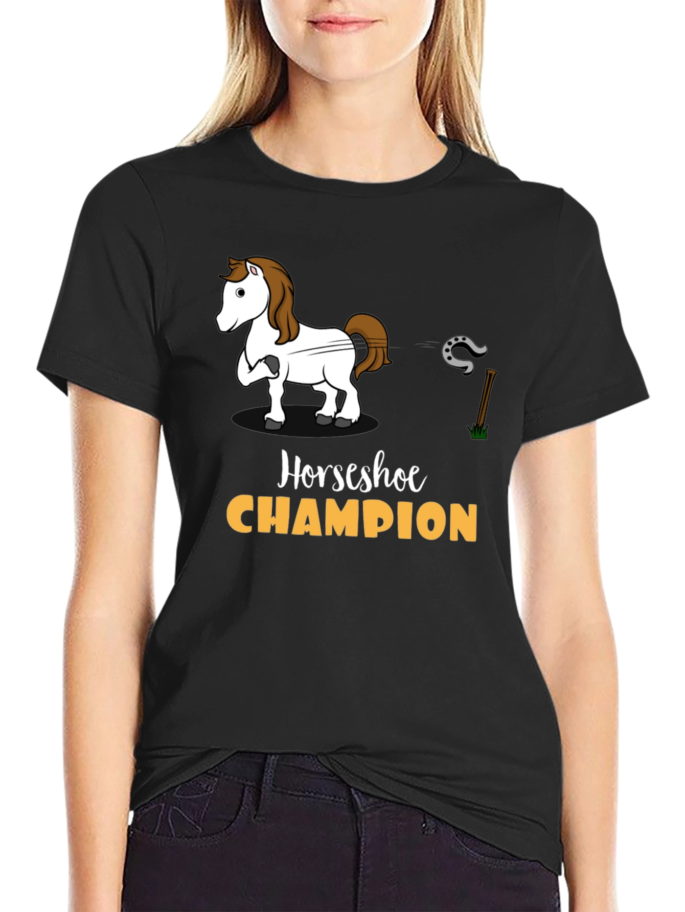 Horseshoe Champion Graphic T-Shirt