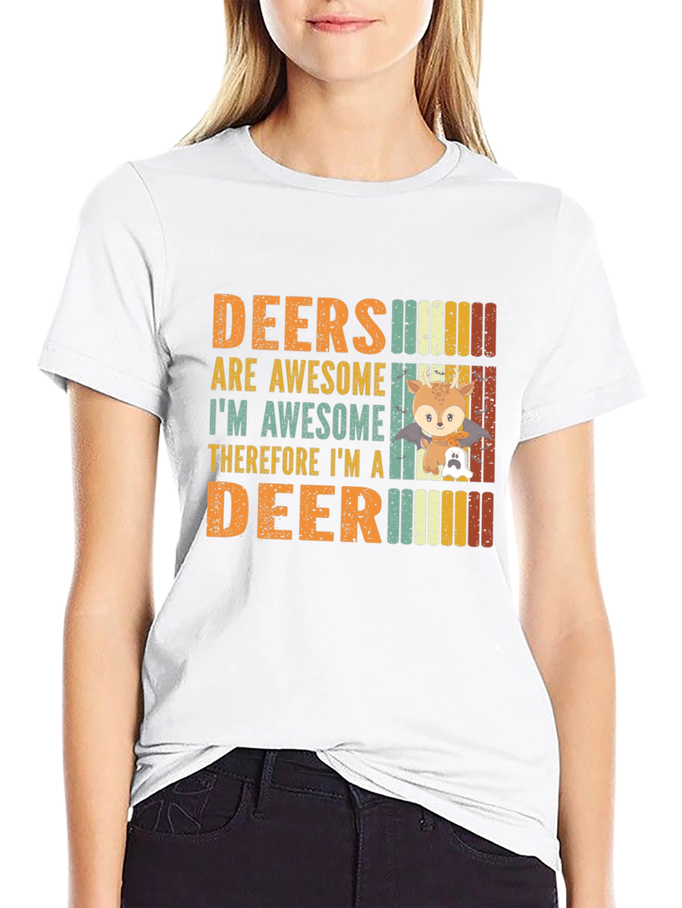 Deers Are Awesome Graphic T-Shirt