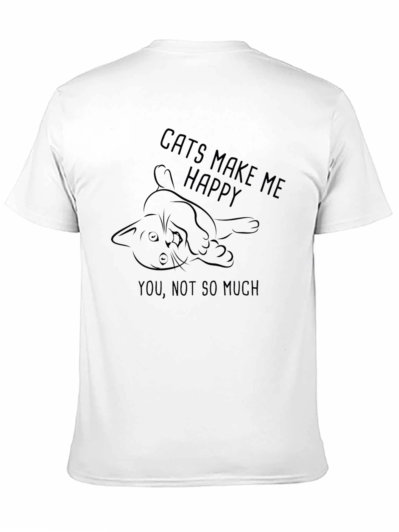 Cats Make Me Happy T-Shirt