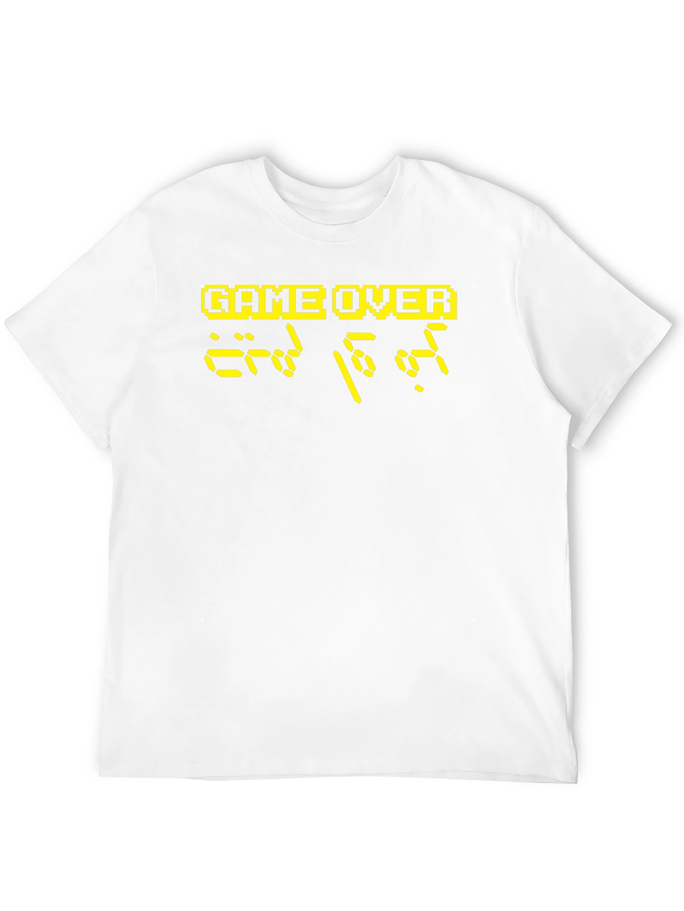 Game Over Alien Message Graphic Print T-Shirt