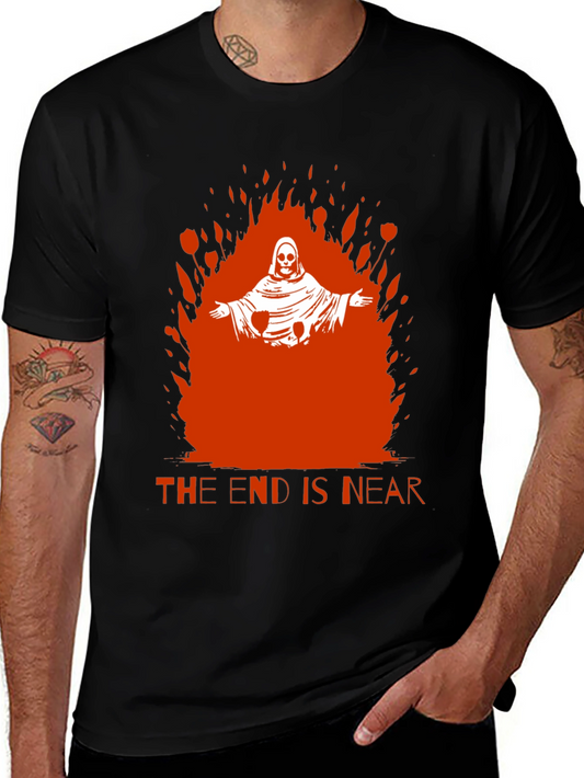 Grim Reaper The End is Near Graphic Tee