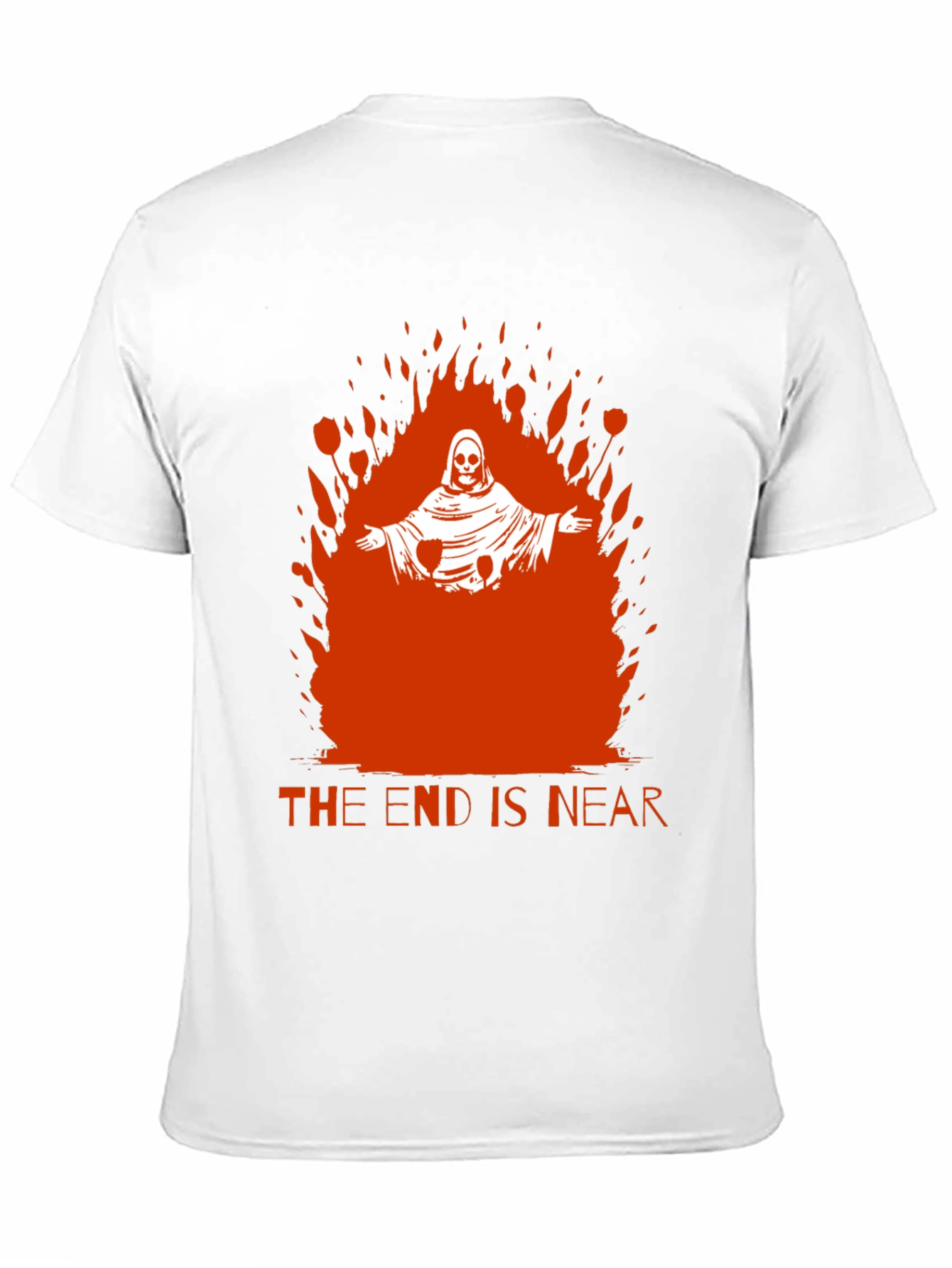 Grim Reaper The End is Near Graphic Tee