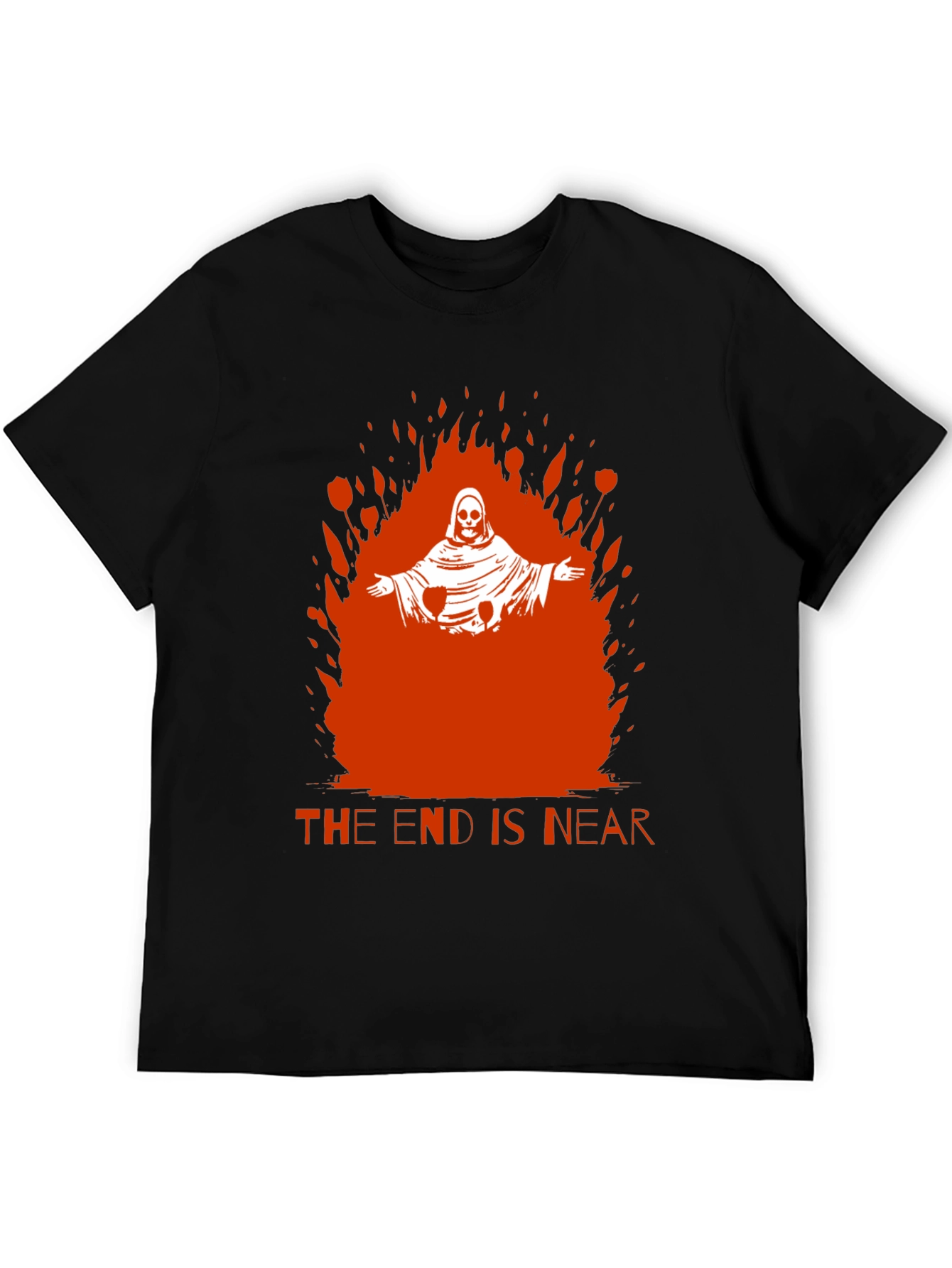 Grim Reaper The End is Near Graphic Tee