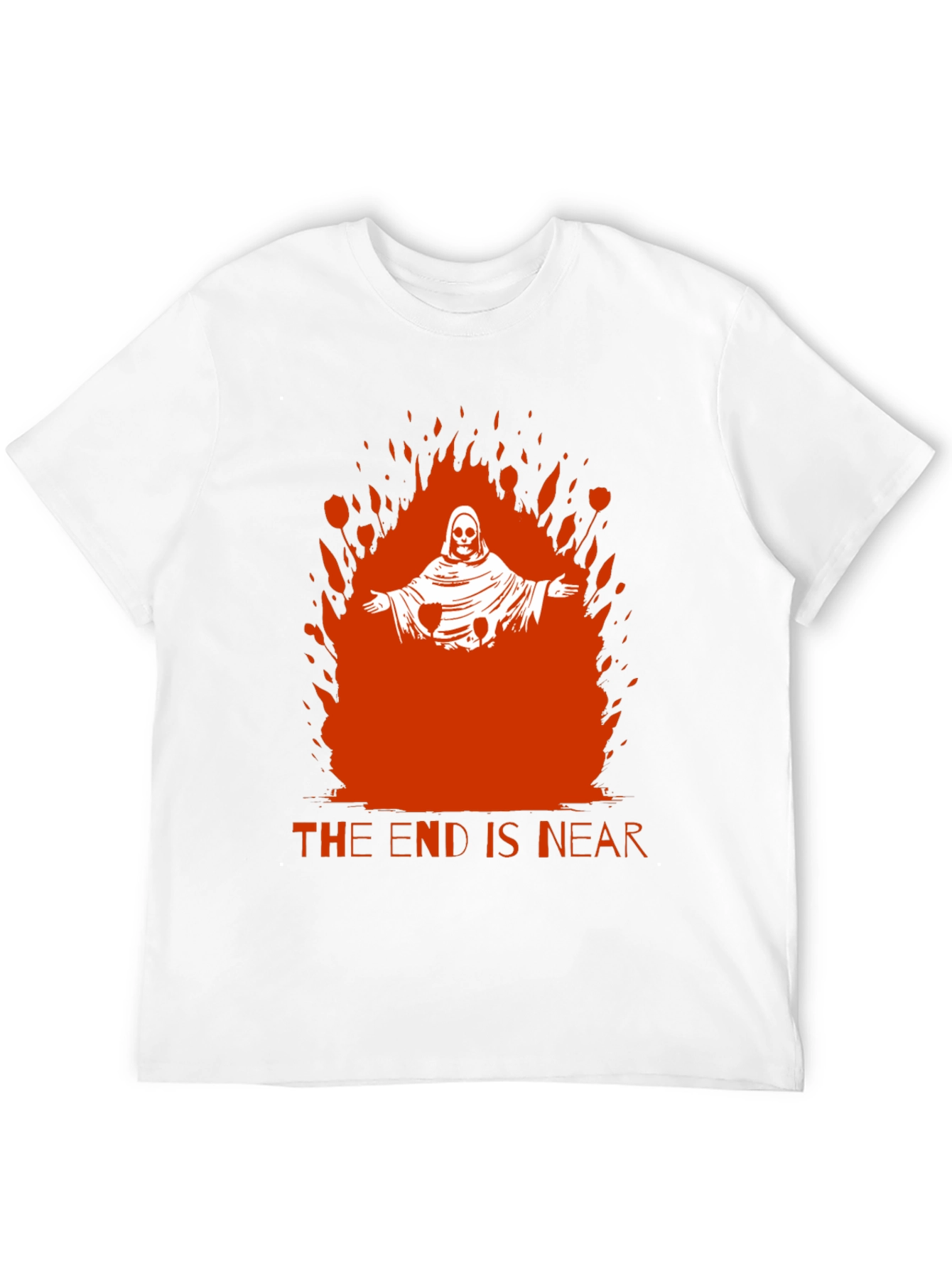 Grim Reaper The End is Near Graphic Tee