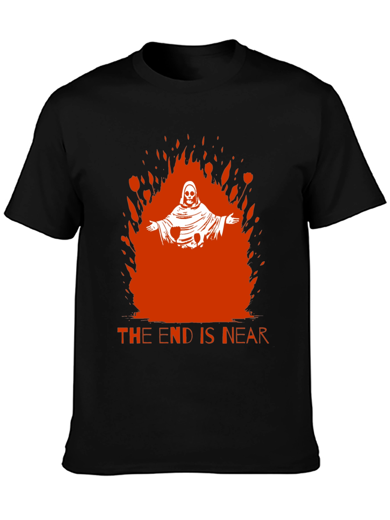 Grim Reaper The End is Near Graphic Tee