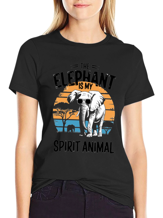 Elephant Spirit Animal Graphic Tee