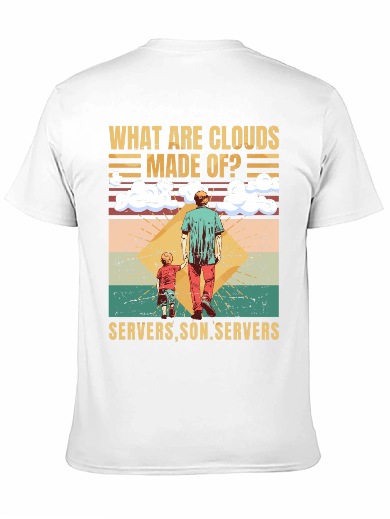 Funny Tech Cloud Servers T-Shirt