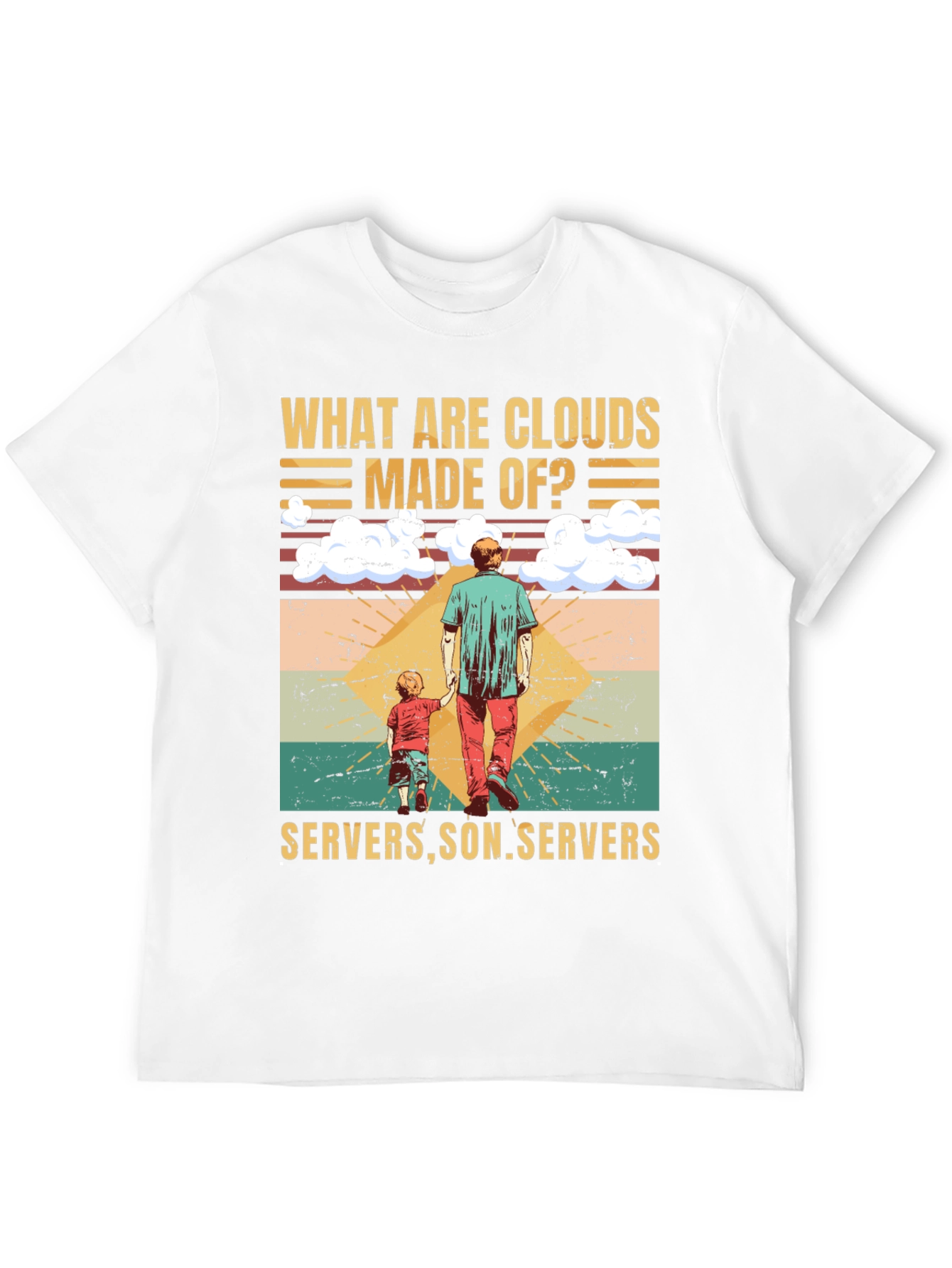 Funny Tech Cloud Servers T-Shirt
