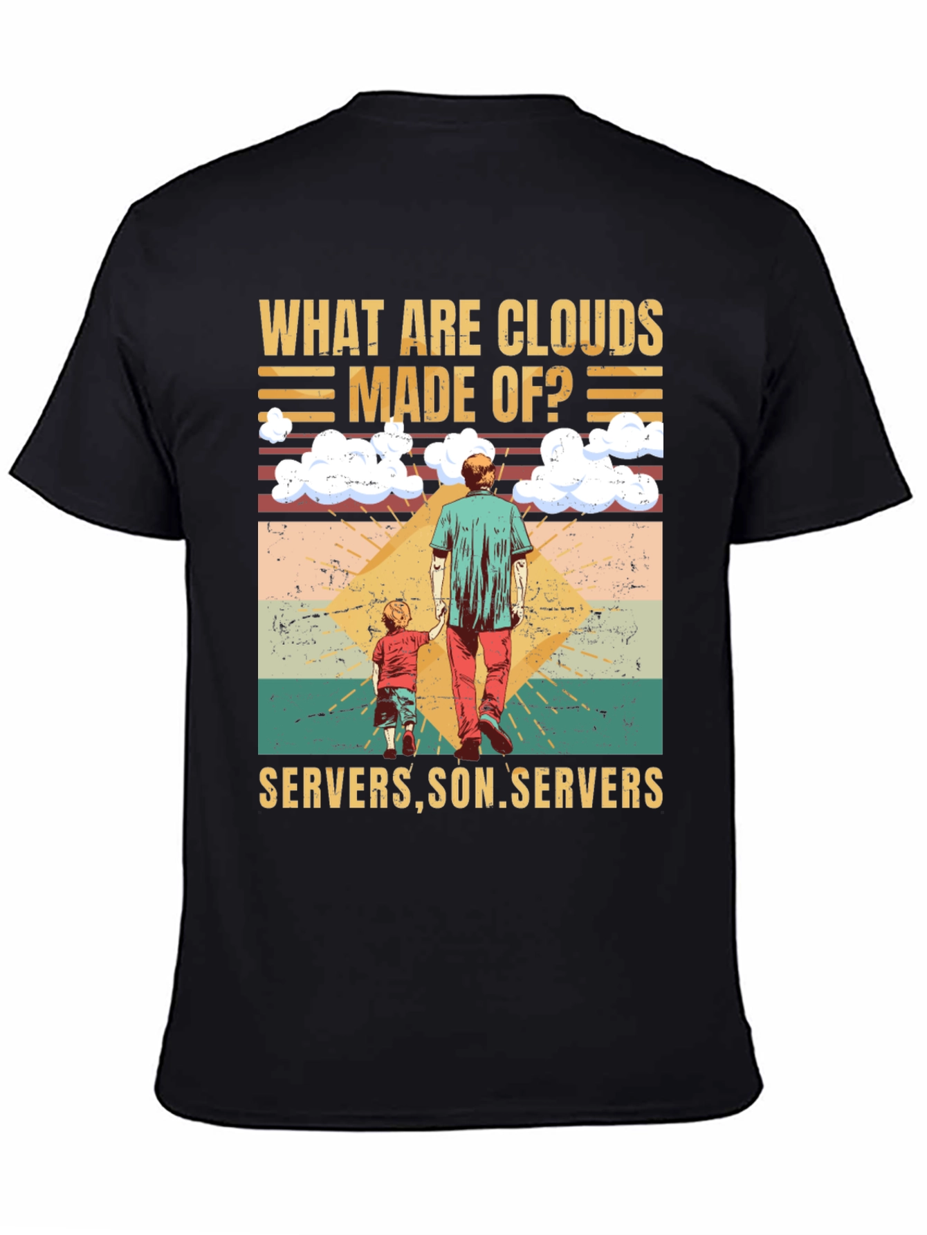 Funny Tech Cloud Servers T-Shirt