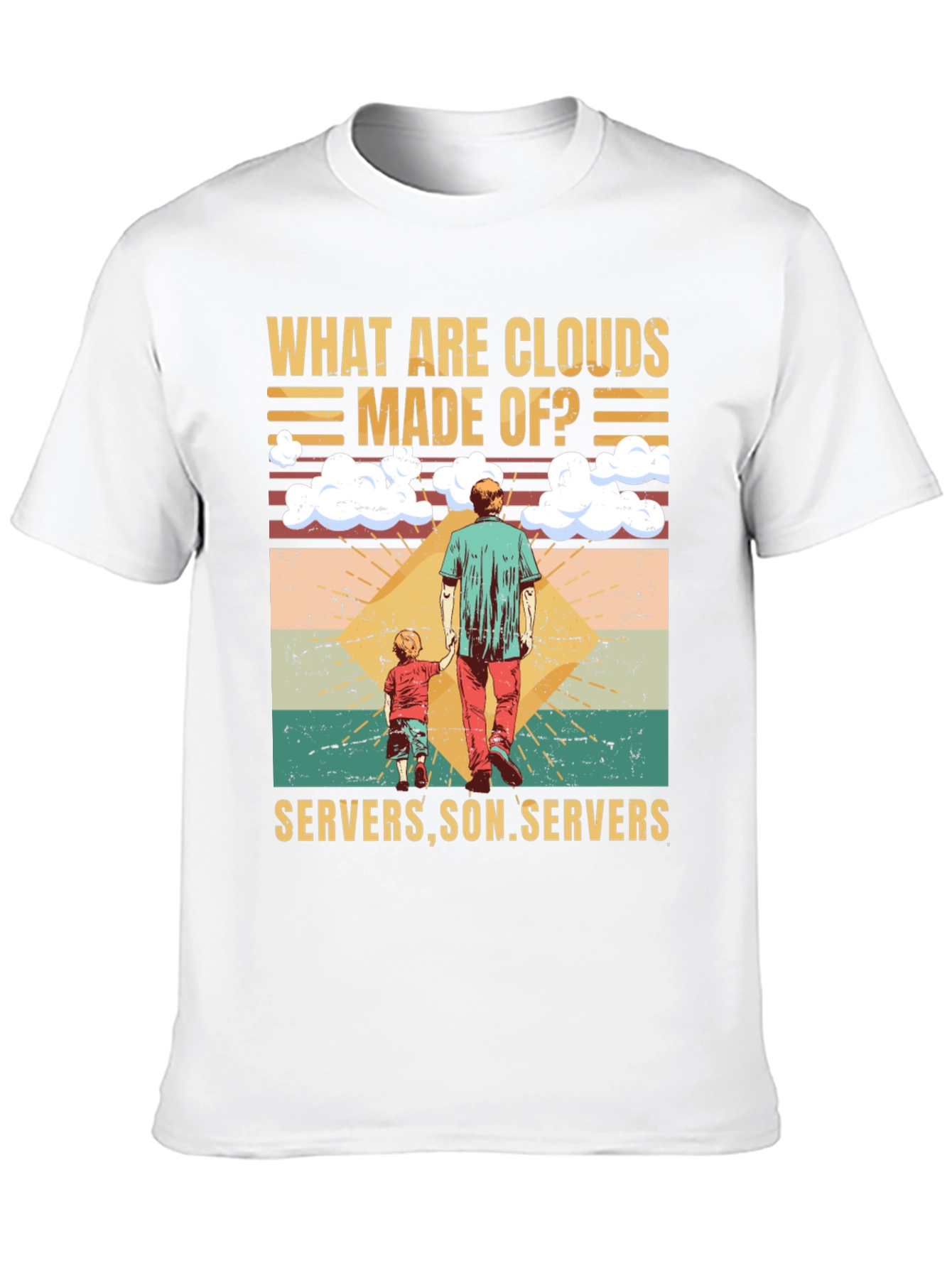 Funny Tech Cloud Servers T-Shirt