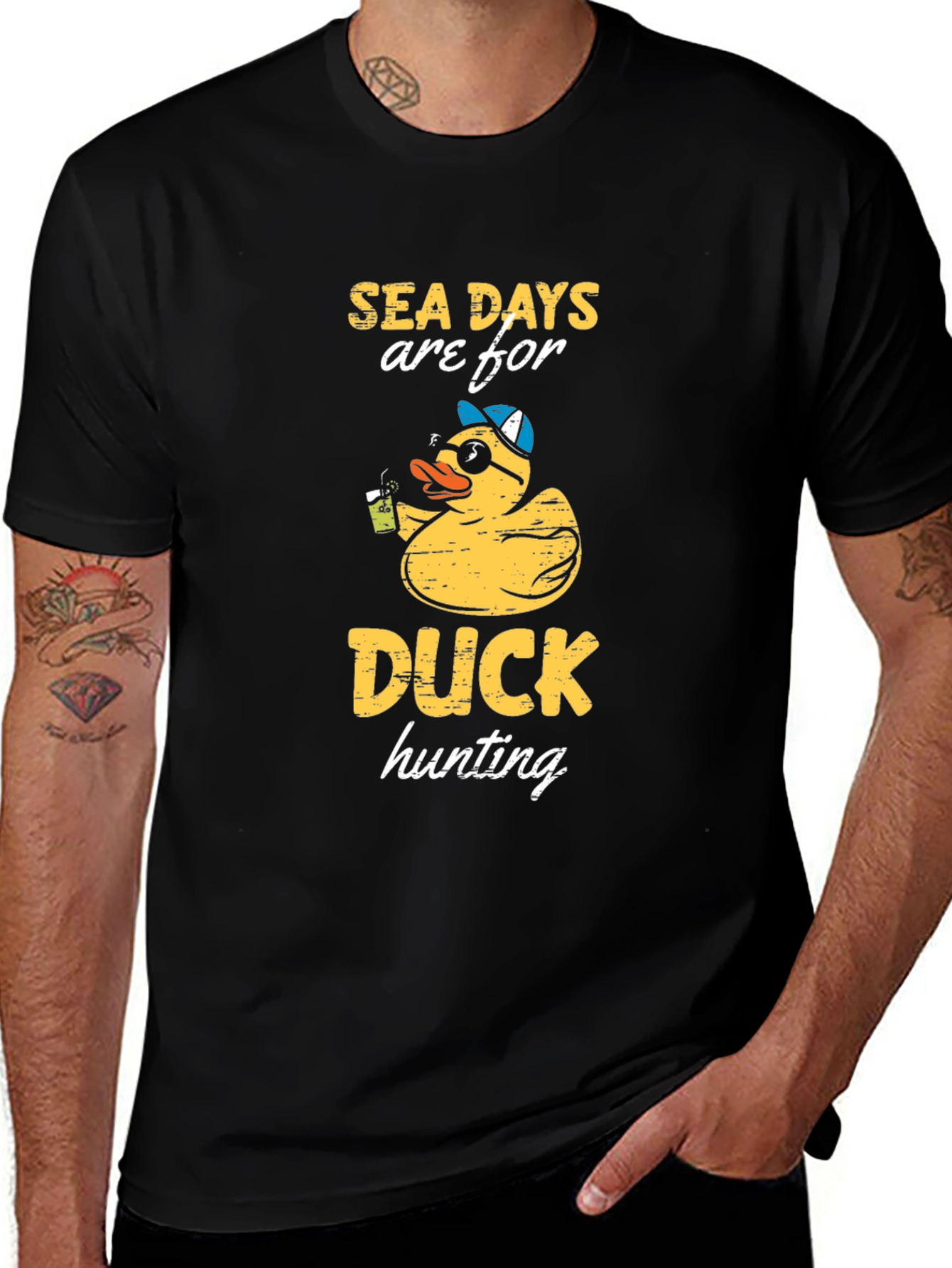 Sea Days Duck Hunting Graphic Tee