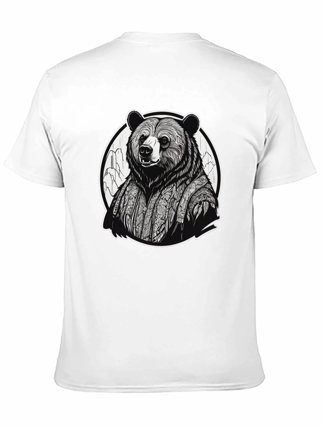 Bear Kimono Graphic Tee - Unique Streetwear