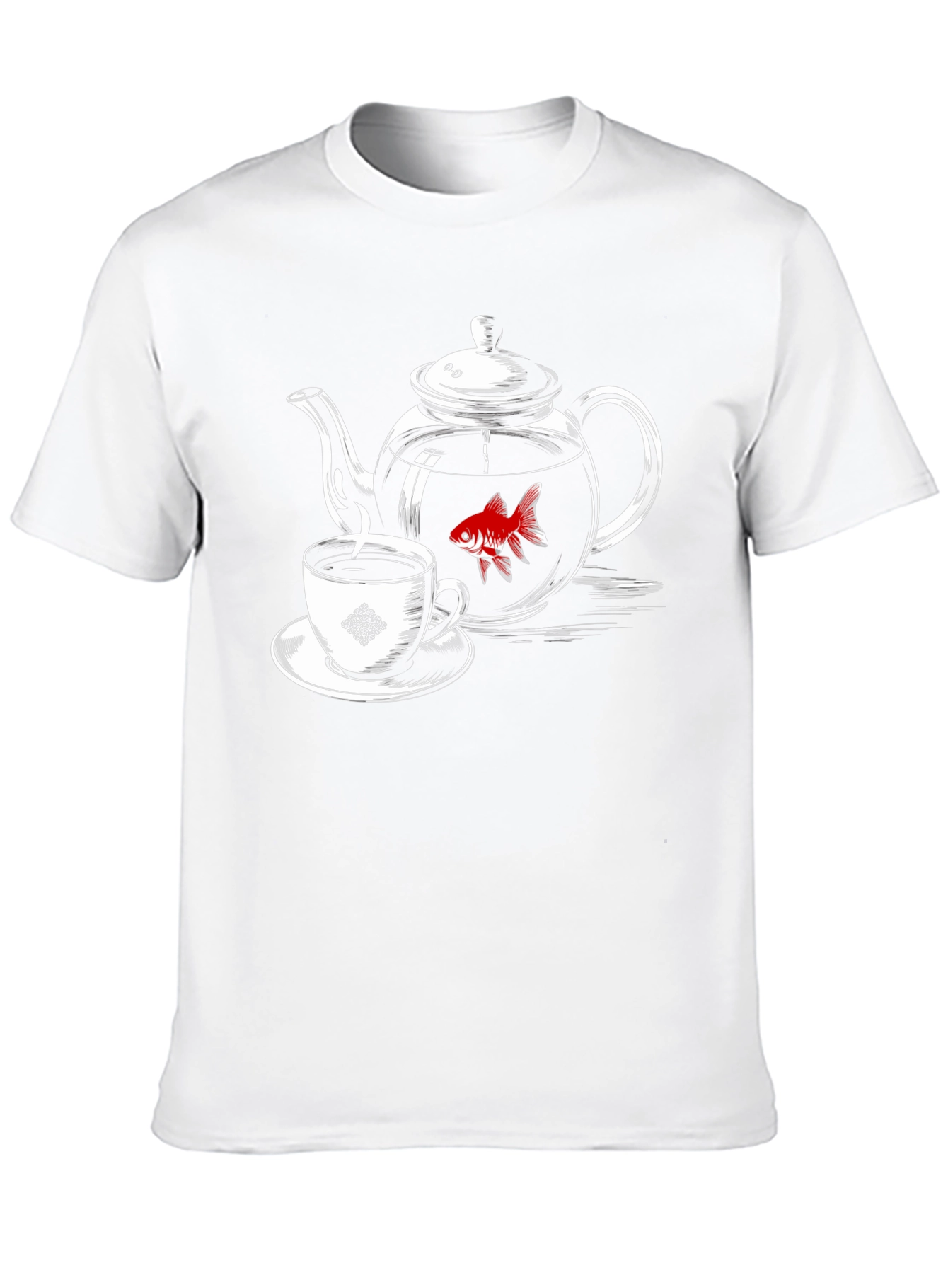 Tea Time Goldfish T-Shirt