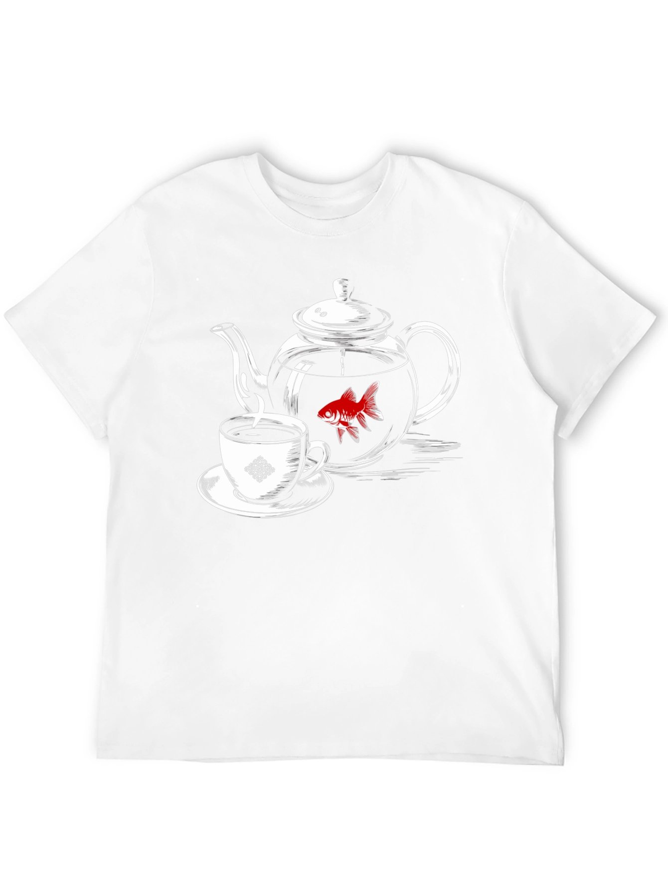 Tea Time Goldfish T-Shirt