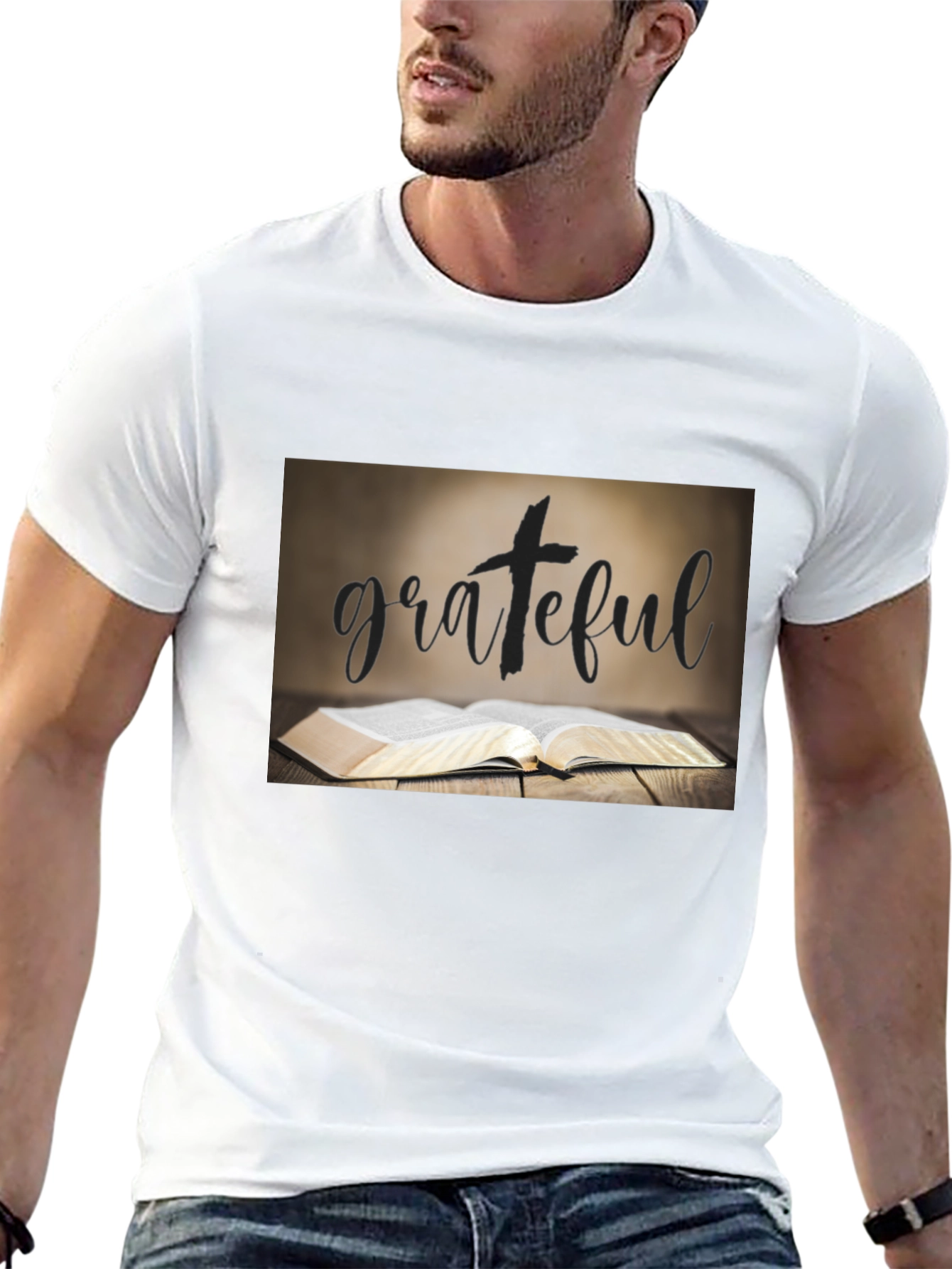 Grateful Bible T-Shirt: Faith-Inspired Apparel