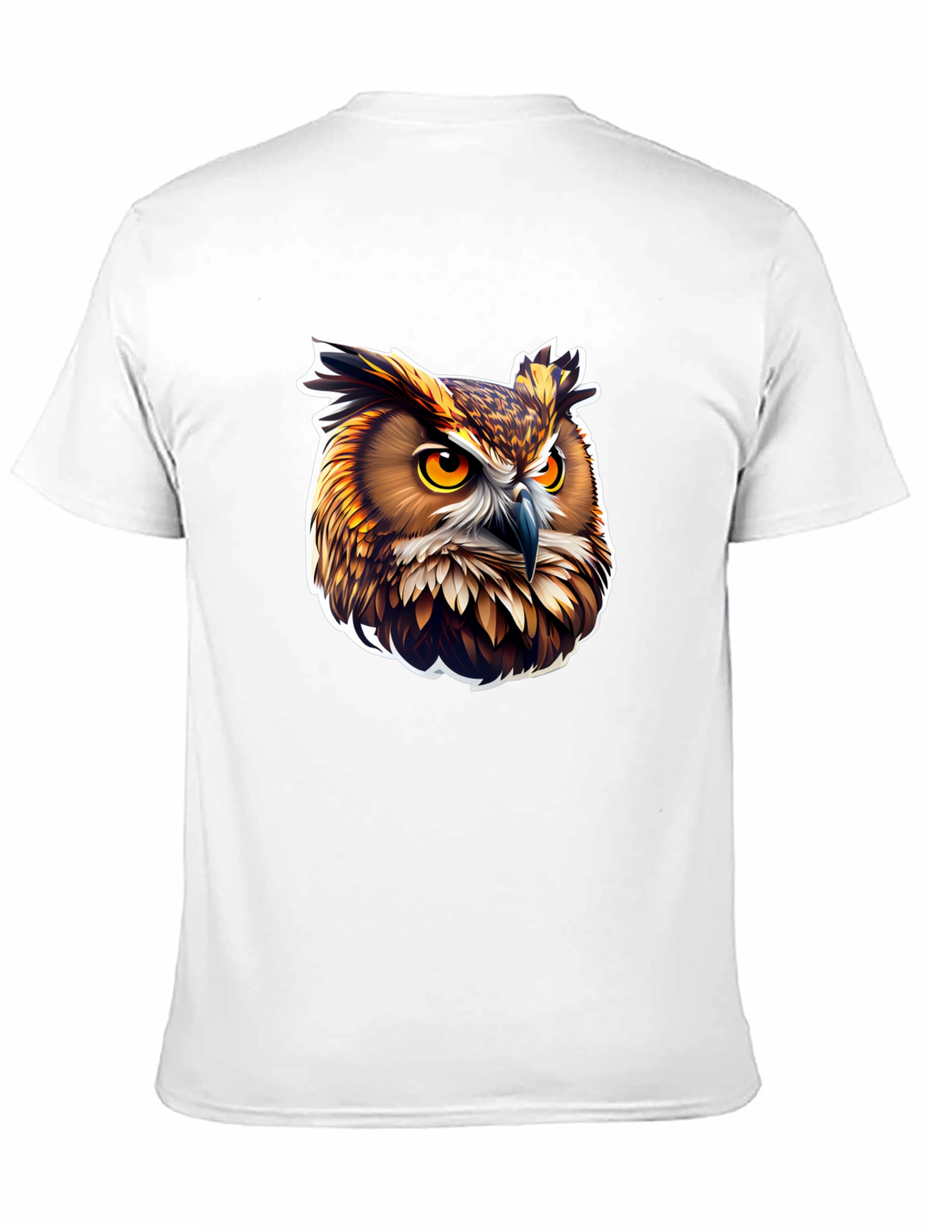Owl Graphic Black T-Shirt