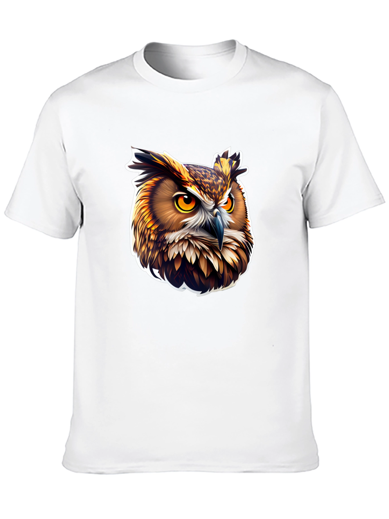 Owl Graphic Black T-Shirt