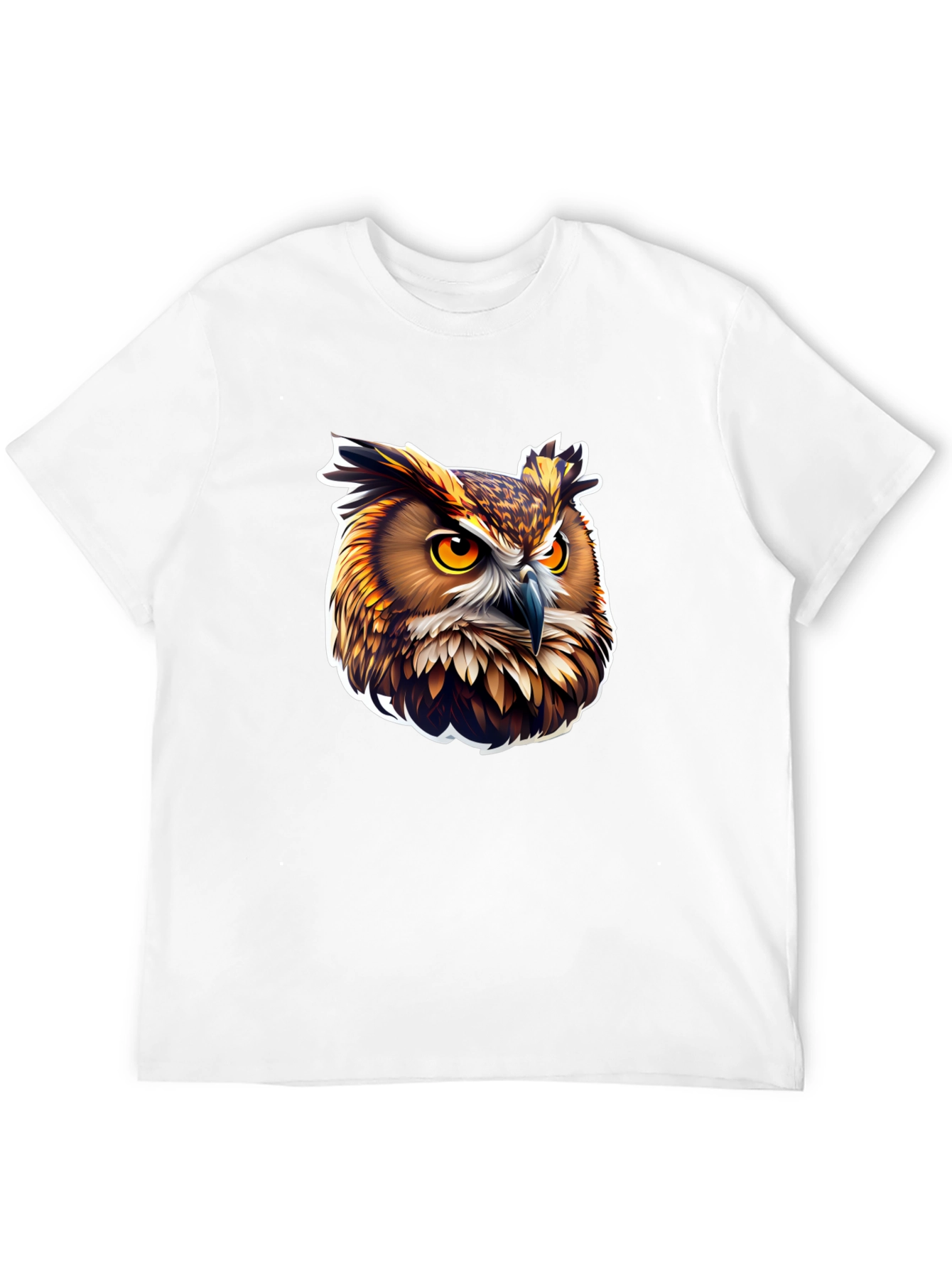 Owl Graphic Black T-Shirt
