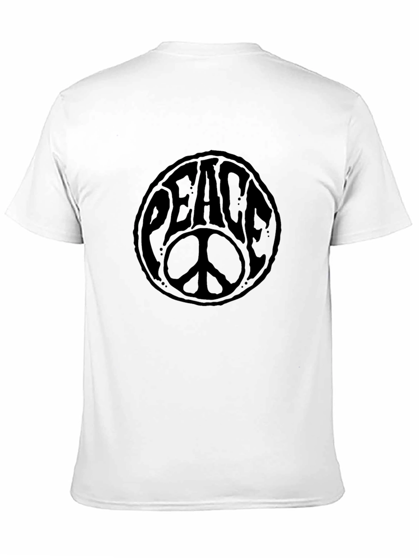 Peace Sign Graphic T-Shirt - Soft Cotton