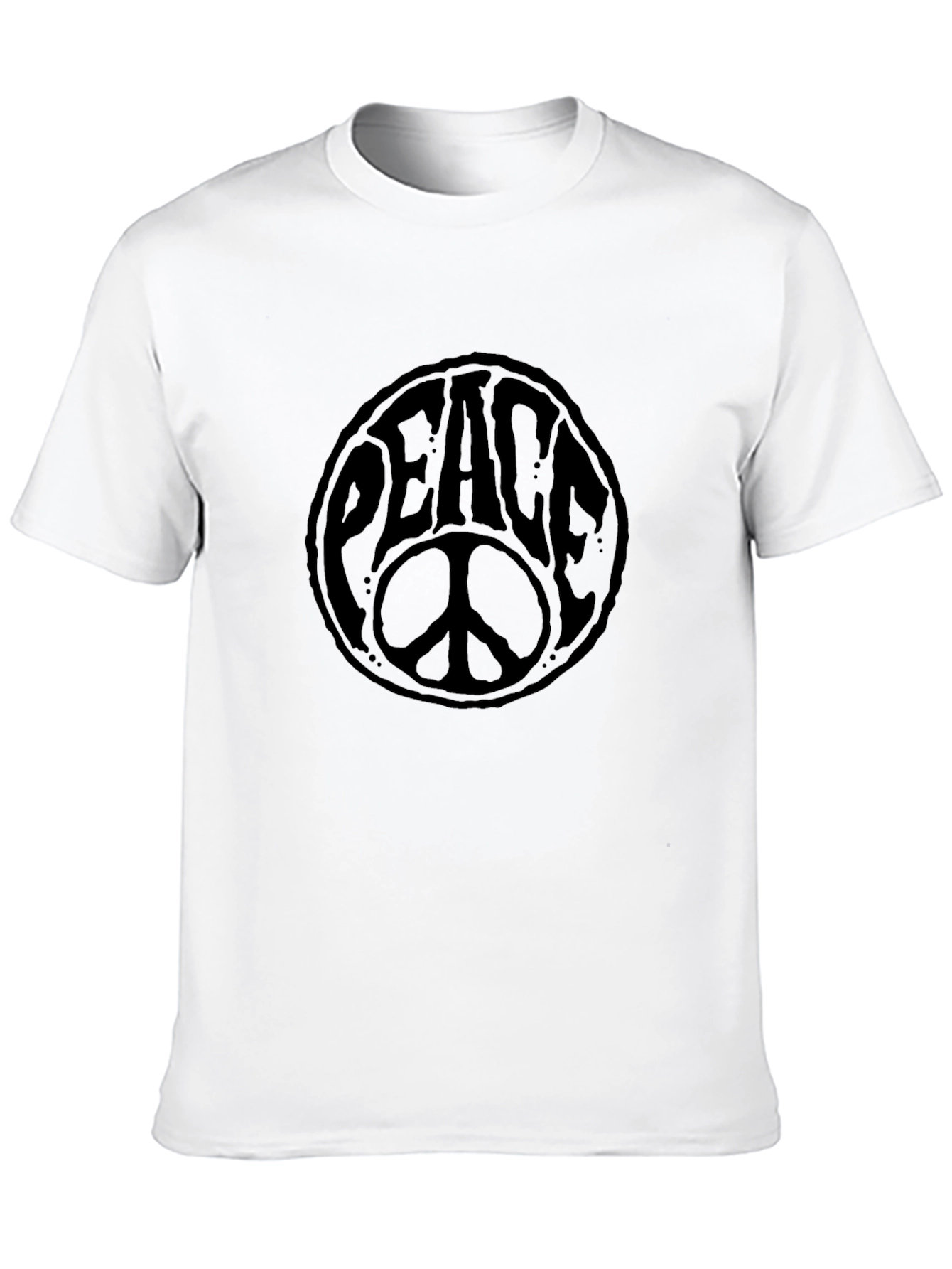 Peace Sign Graphic T-Shirt - Soft Cotton