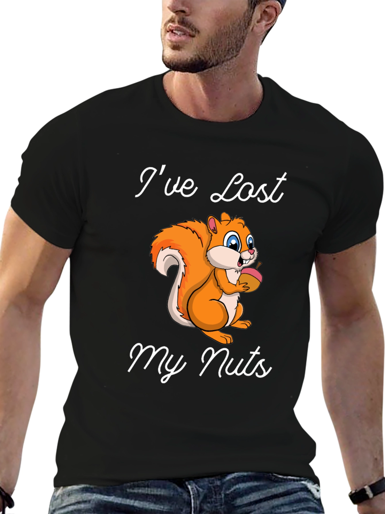 Ive Lost My Nuts Squirrel Graphic T-Shirt