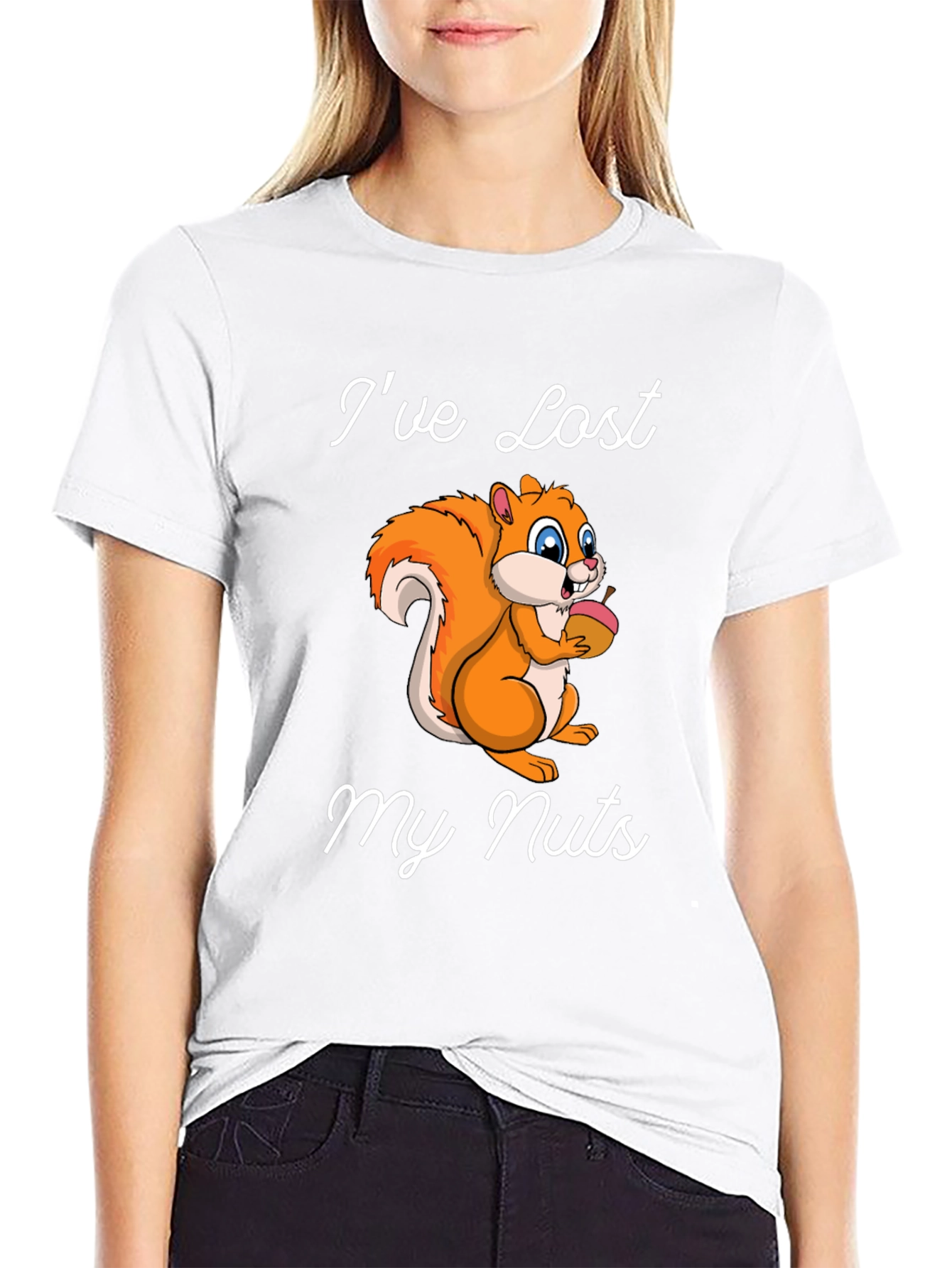 Ive Lost My Nuts Squirrel Graphic T-Shirt