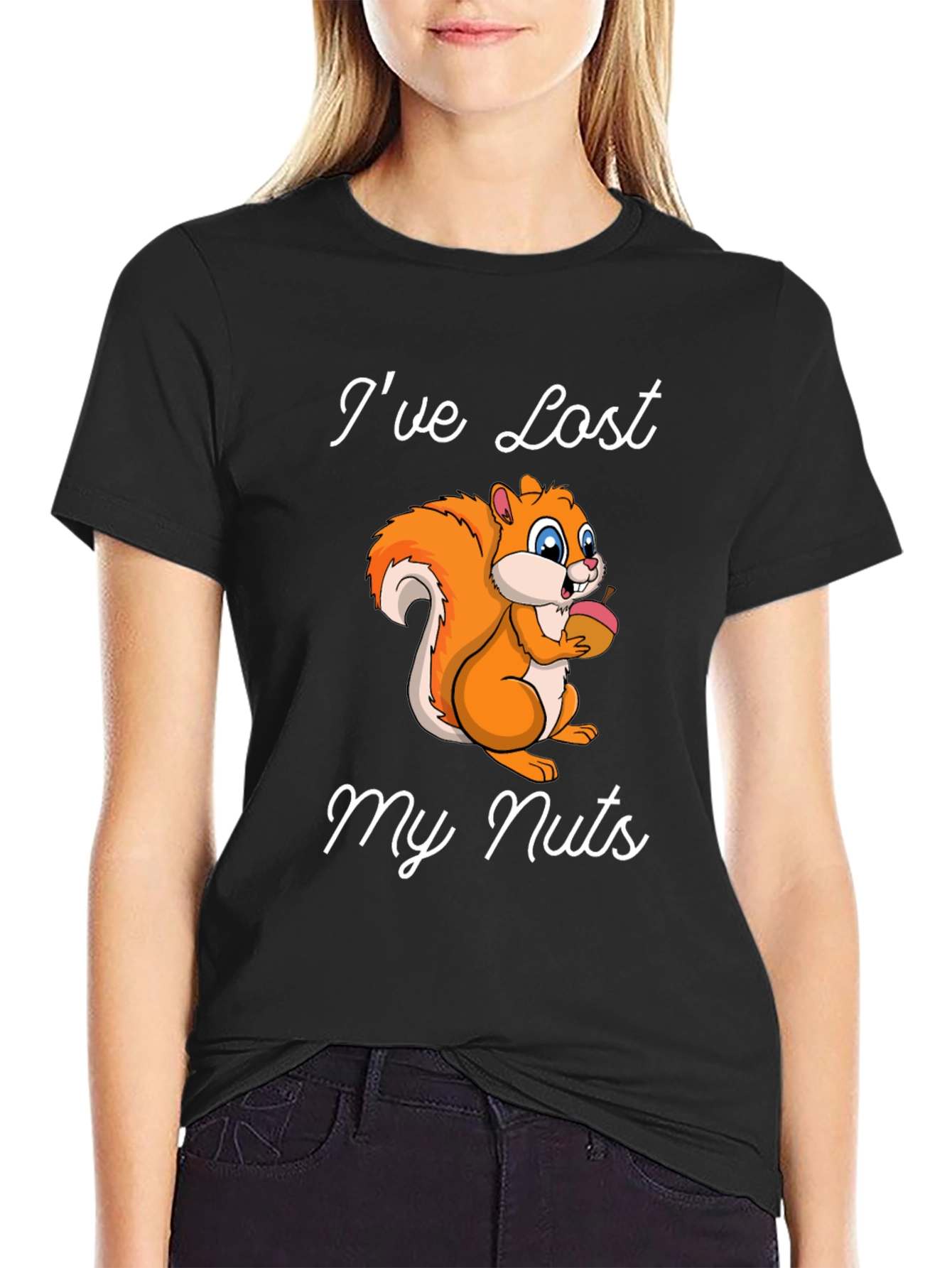 Ive Lost My Nuts Squirrel Graphic T-Shirt