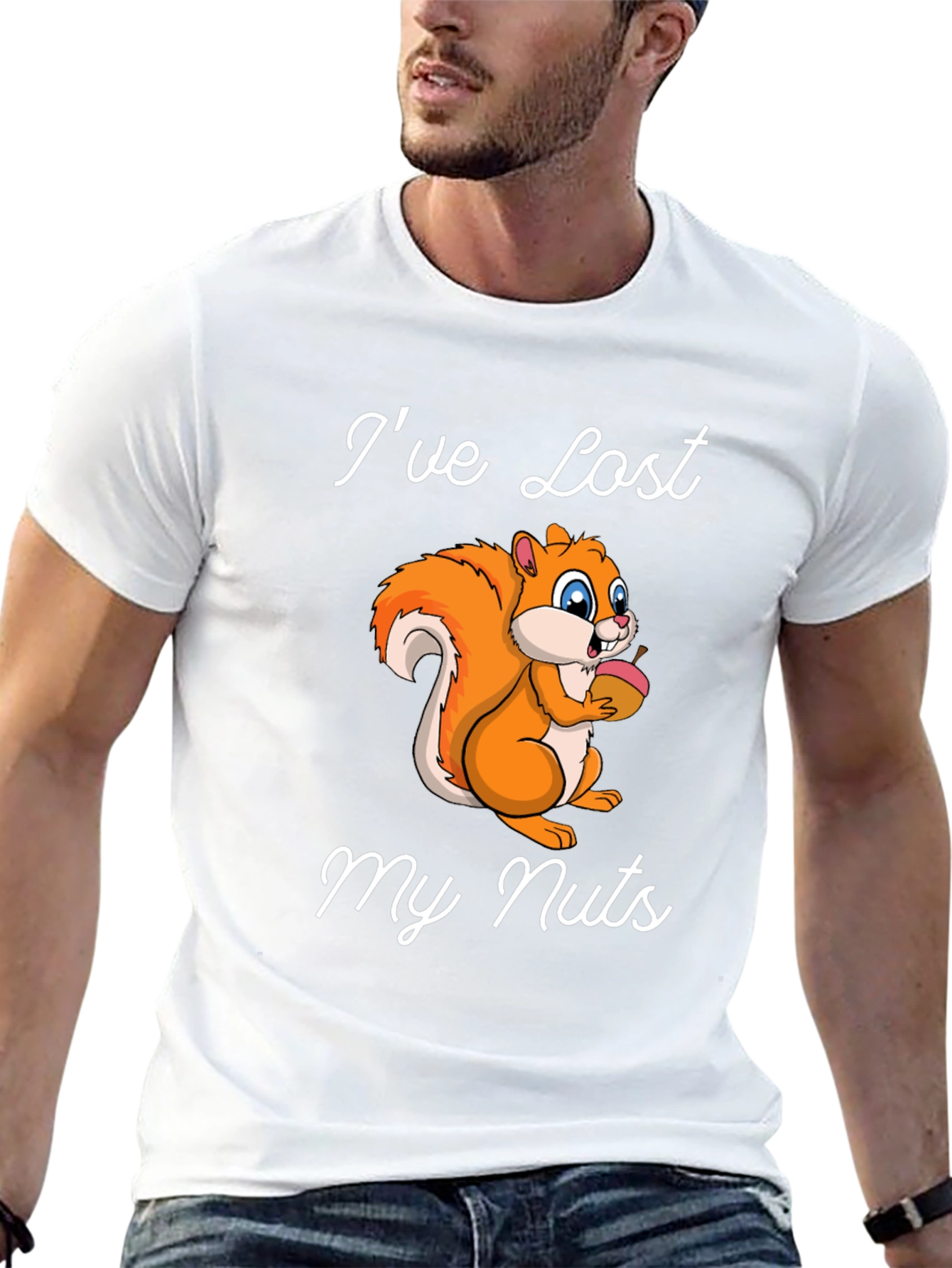 Ive Lost My Nuts Squirrel Graphic T-Shirt