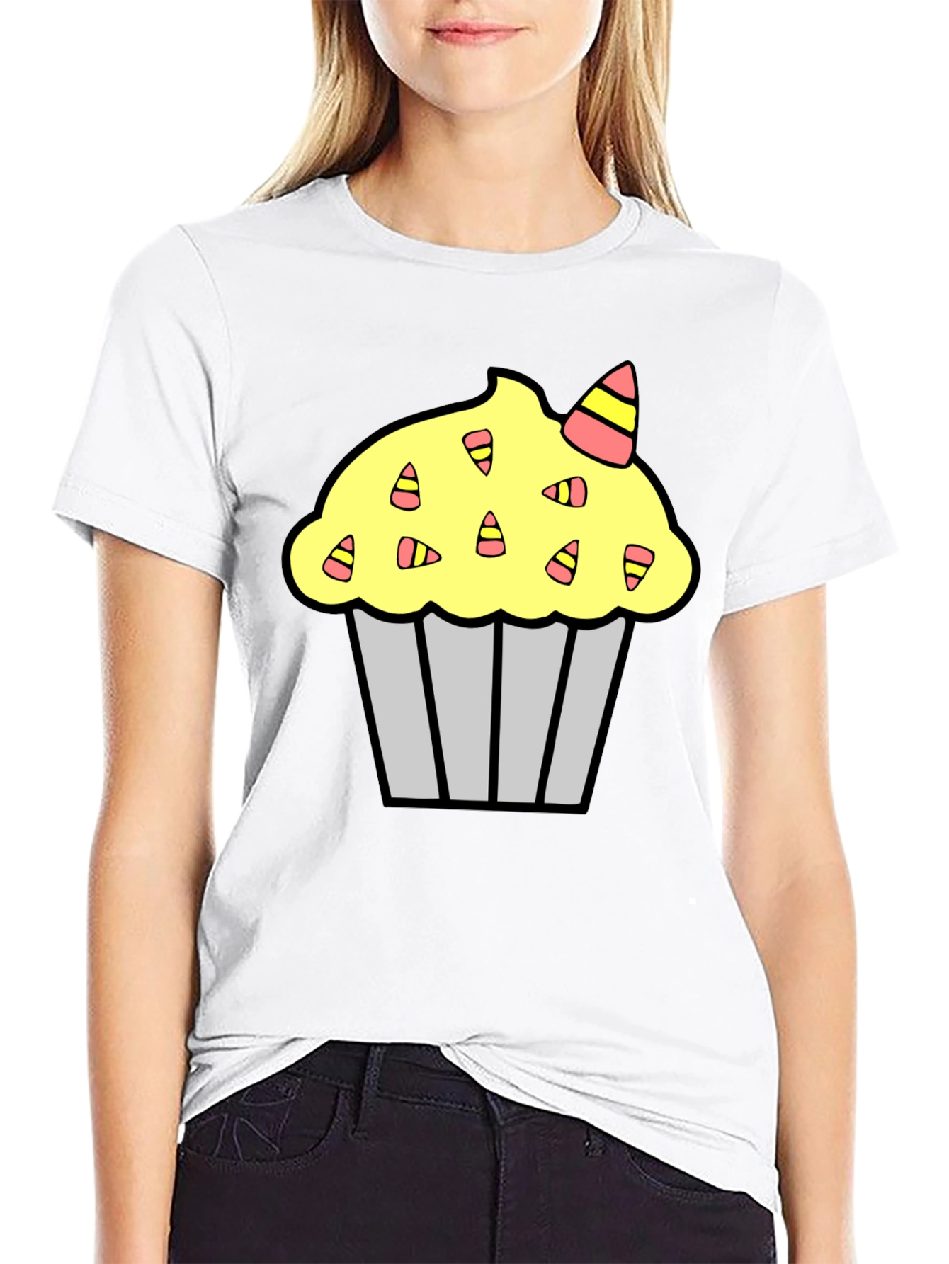 Cupcake Graphic T-Shirt - Unisex