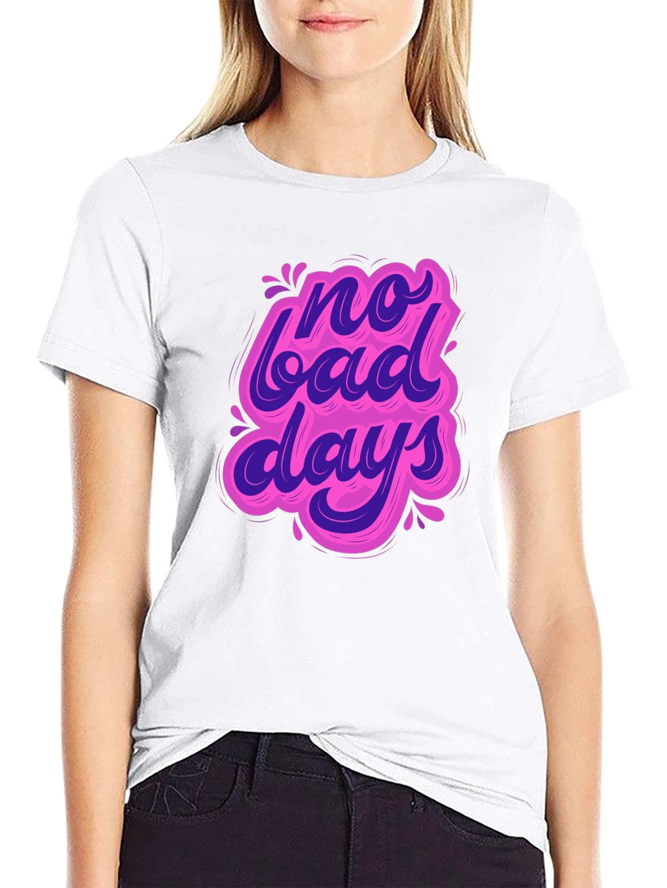 No Bad Days Graphic Tee - Black